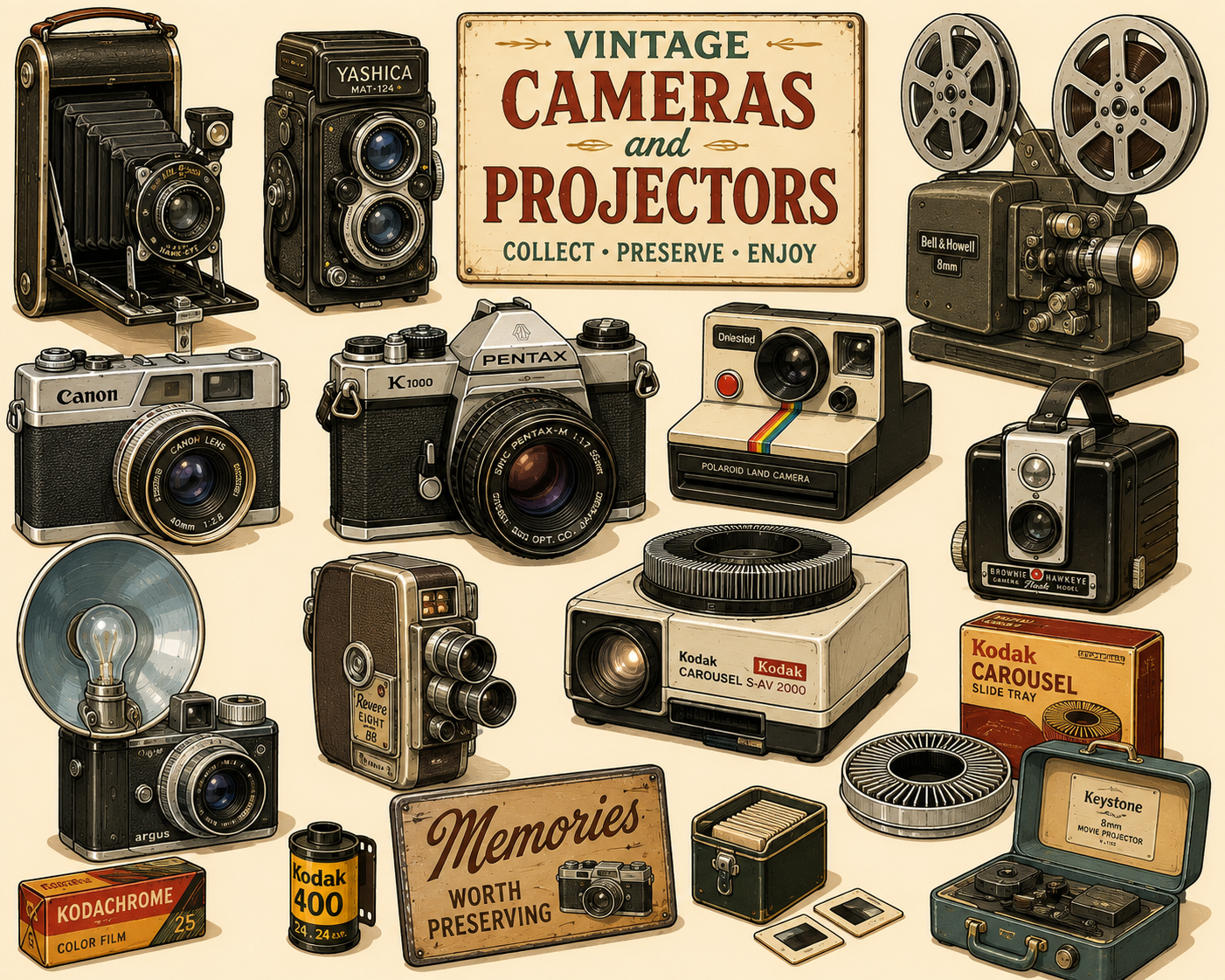 Cameras & Projectors