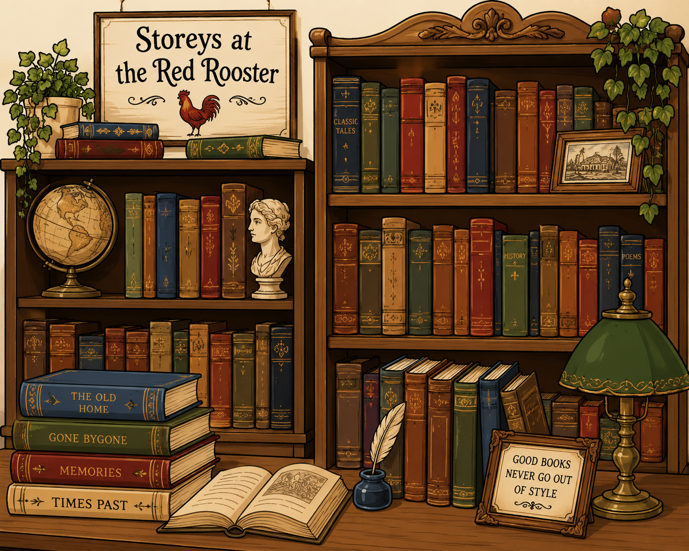 Books & Bookends