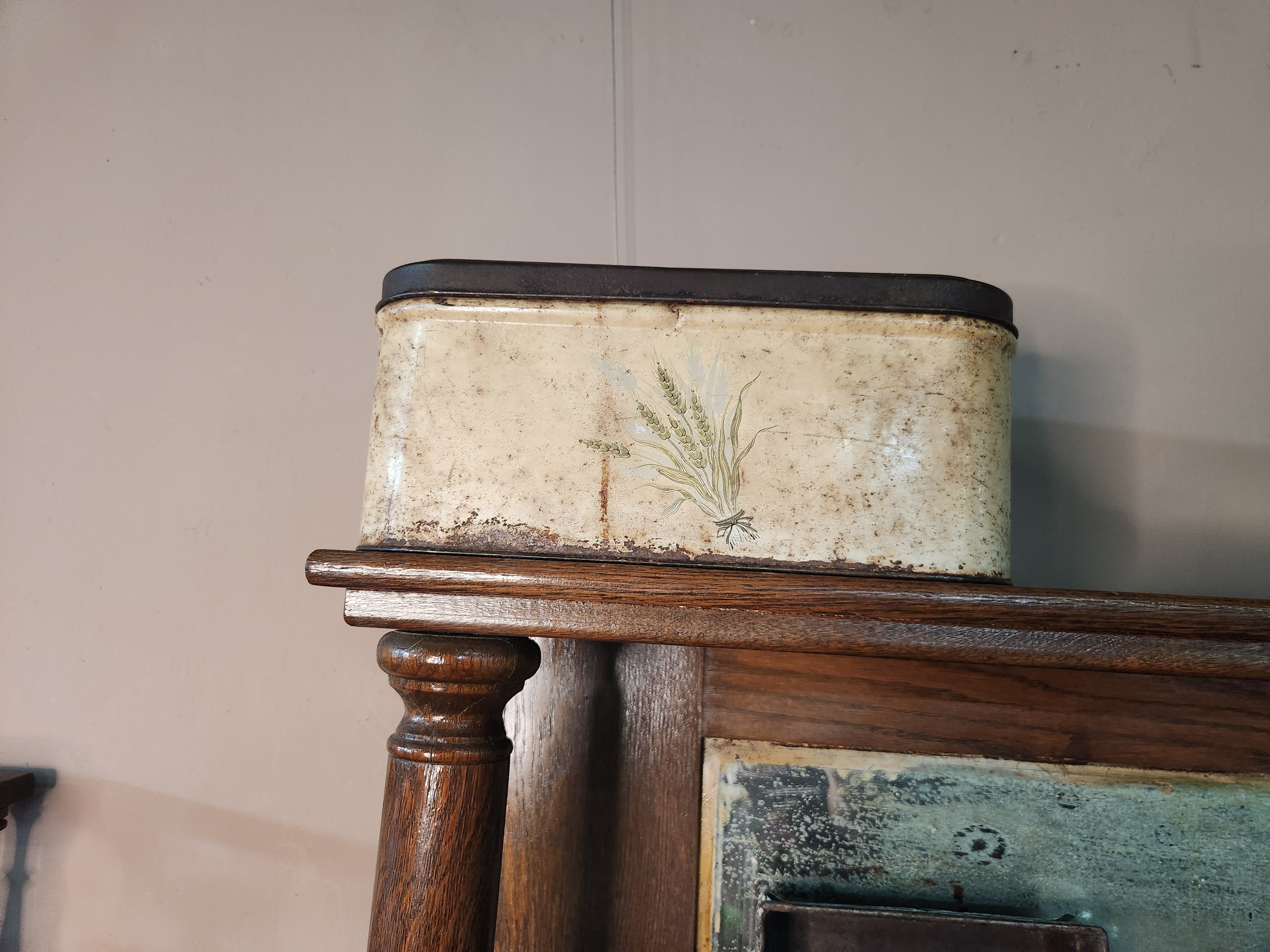 Vintage Metal Bread Box