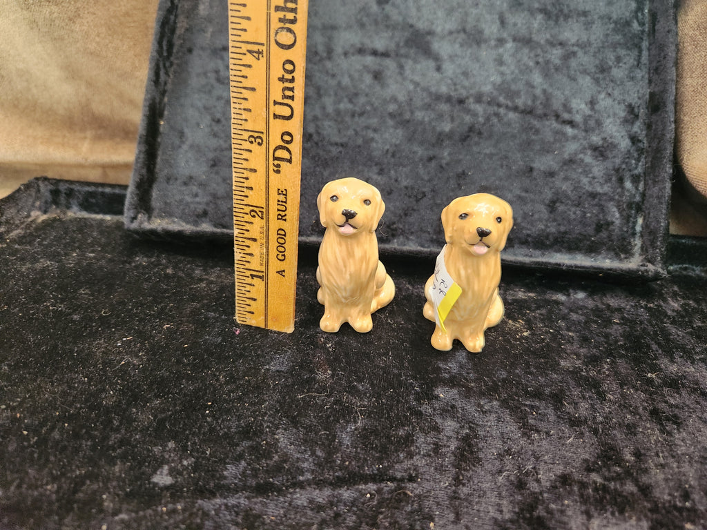 Ceramic Golden Retriever S&P Shakers