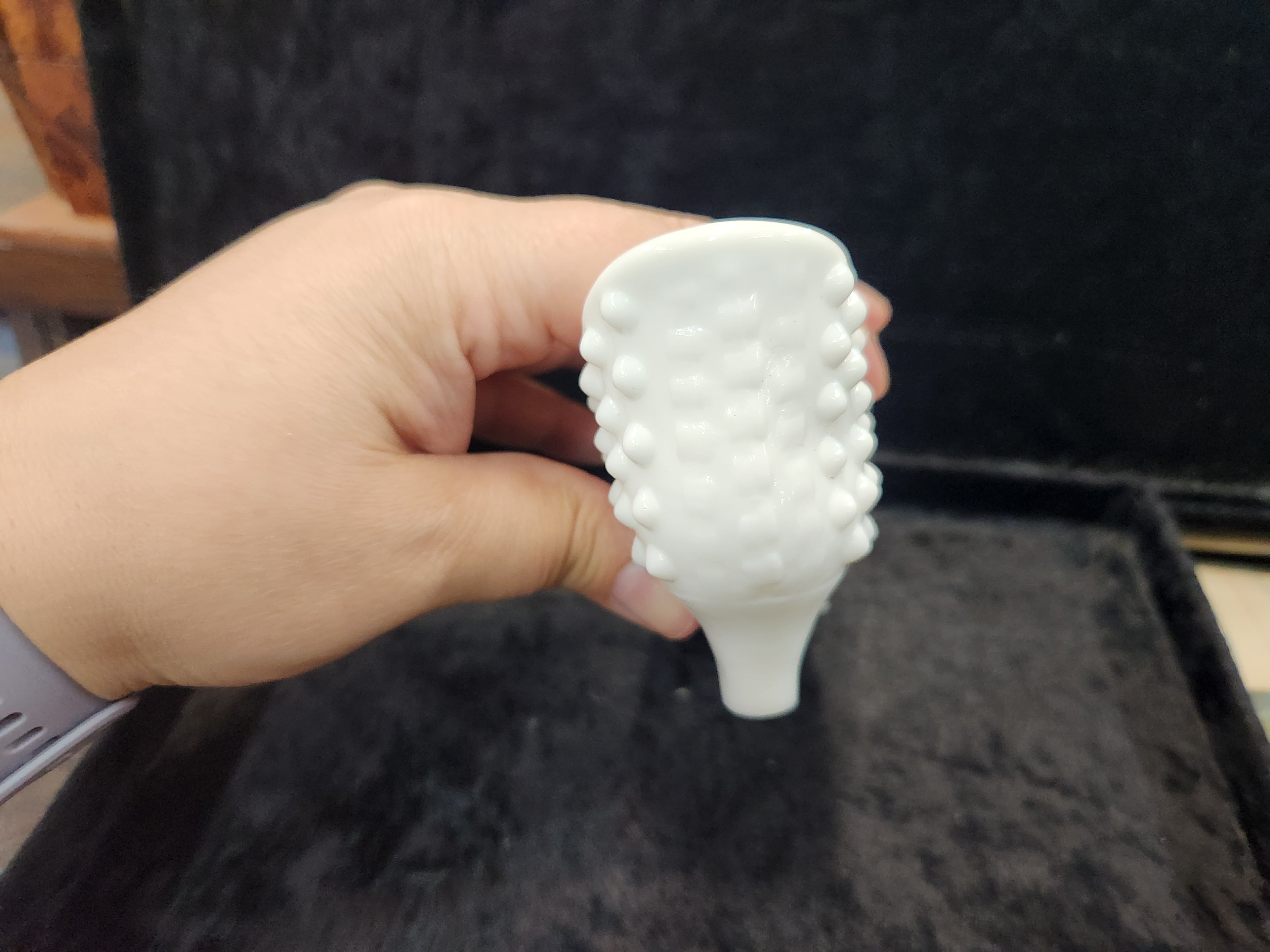 Vintage Fenton Milk Glass Shoe
