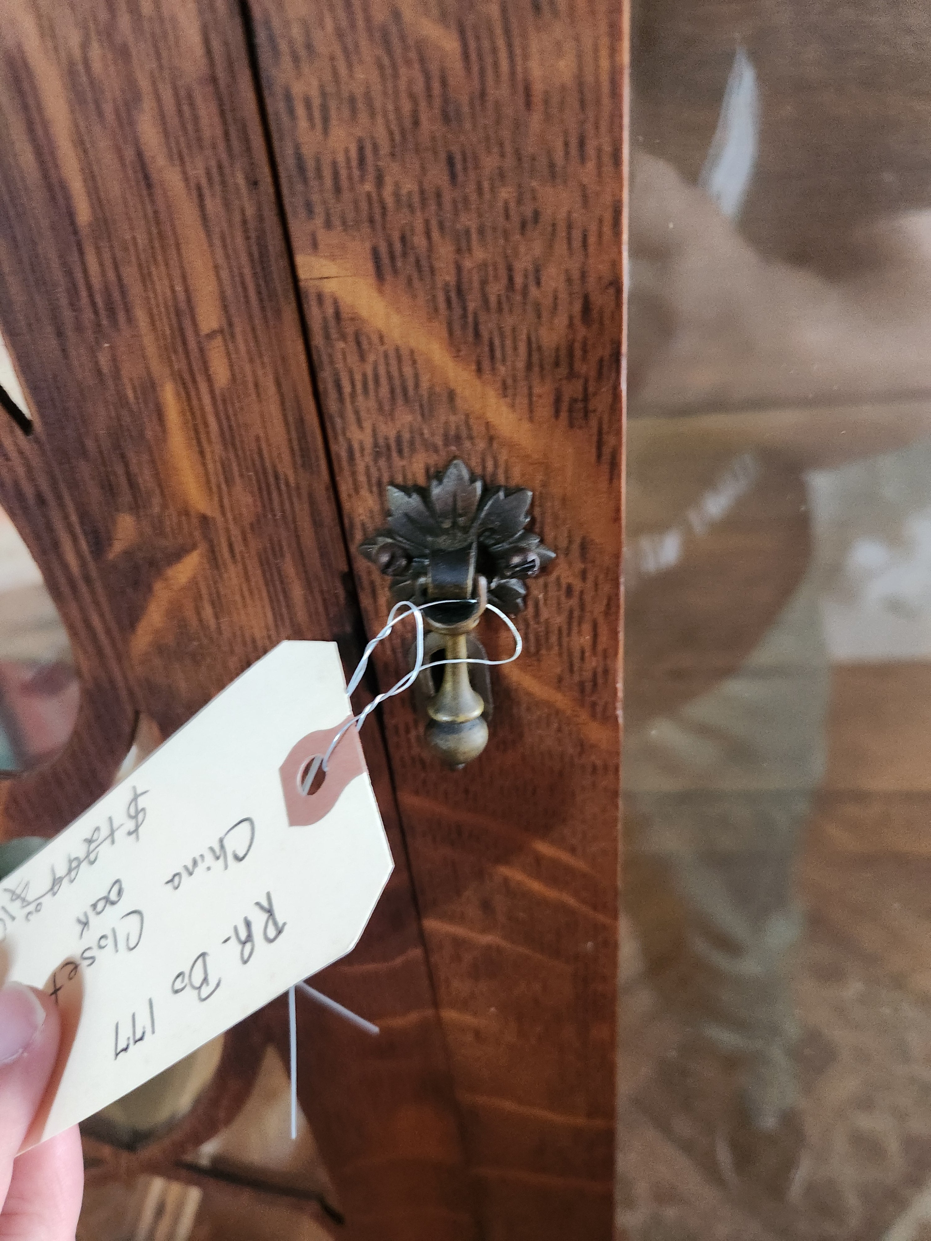 Antique Oak China Closet