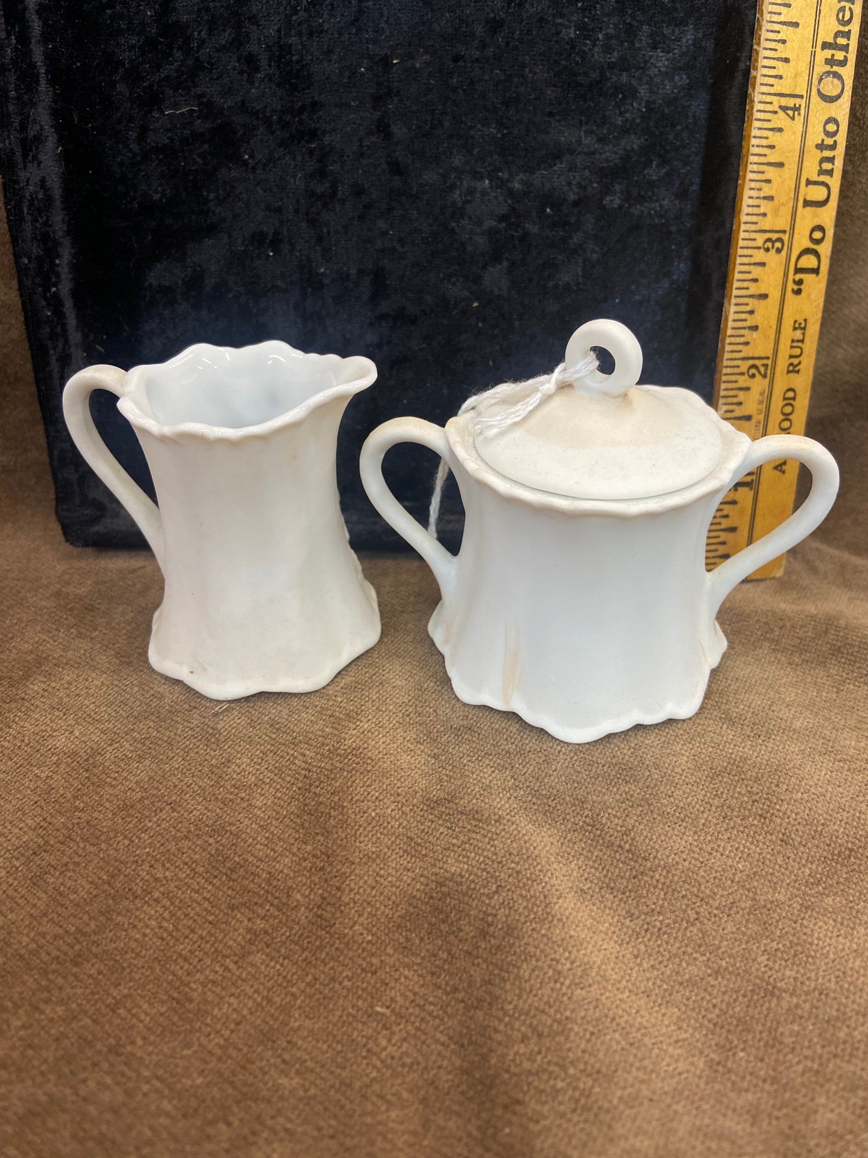 Vintage Petite Lefton Cream and Sugar Set