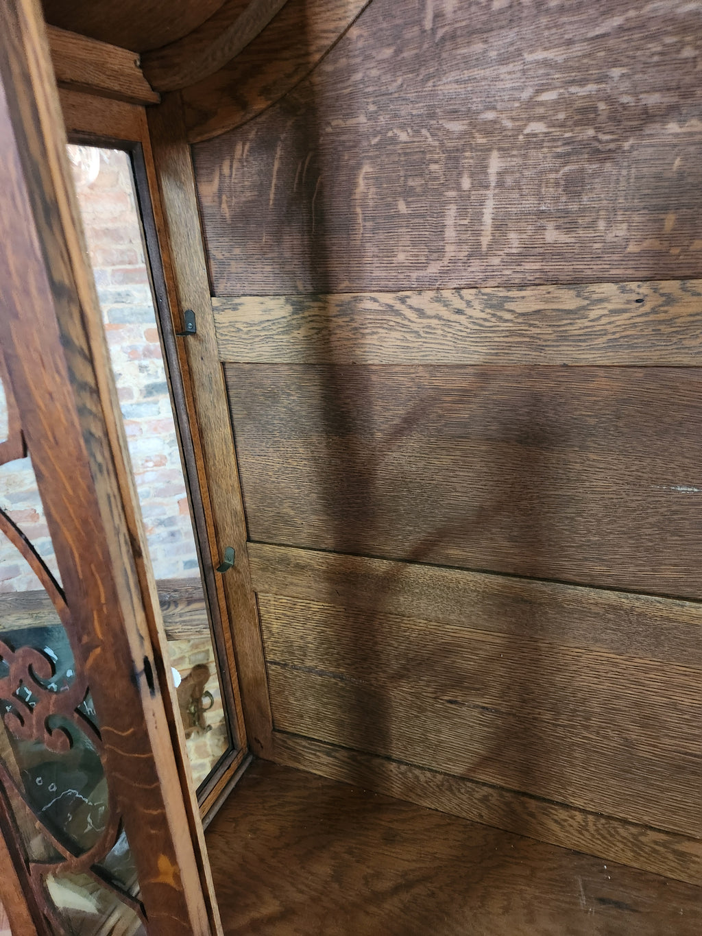Antique Oak China Closet