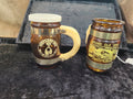 Vintage Siesta Ware Barrel Mugs S&P Shakers