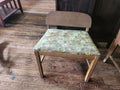Vintage Wood Vanity Bench