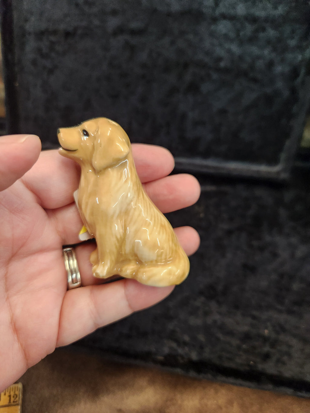 Ceramic Golden Retriever S&P Shakers