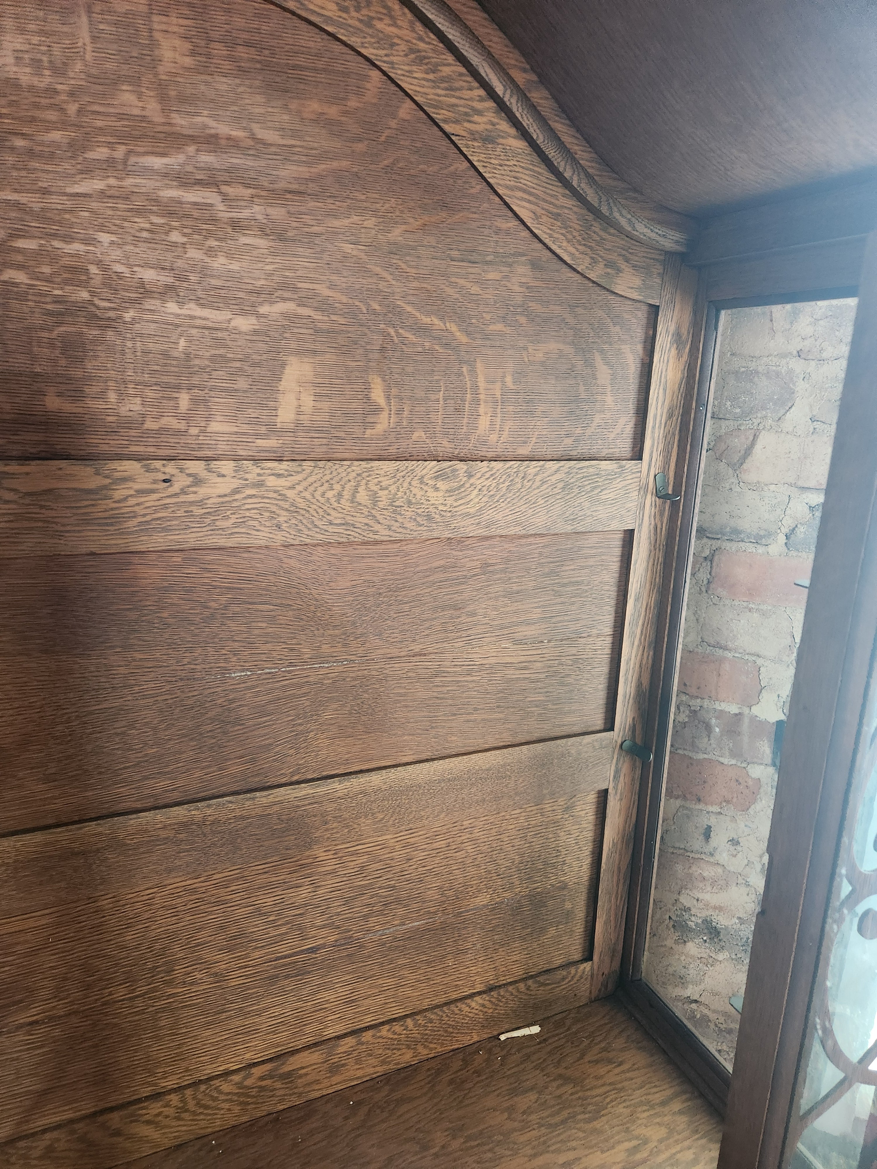 Antique Oak China Closet