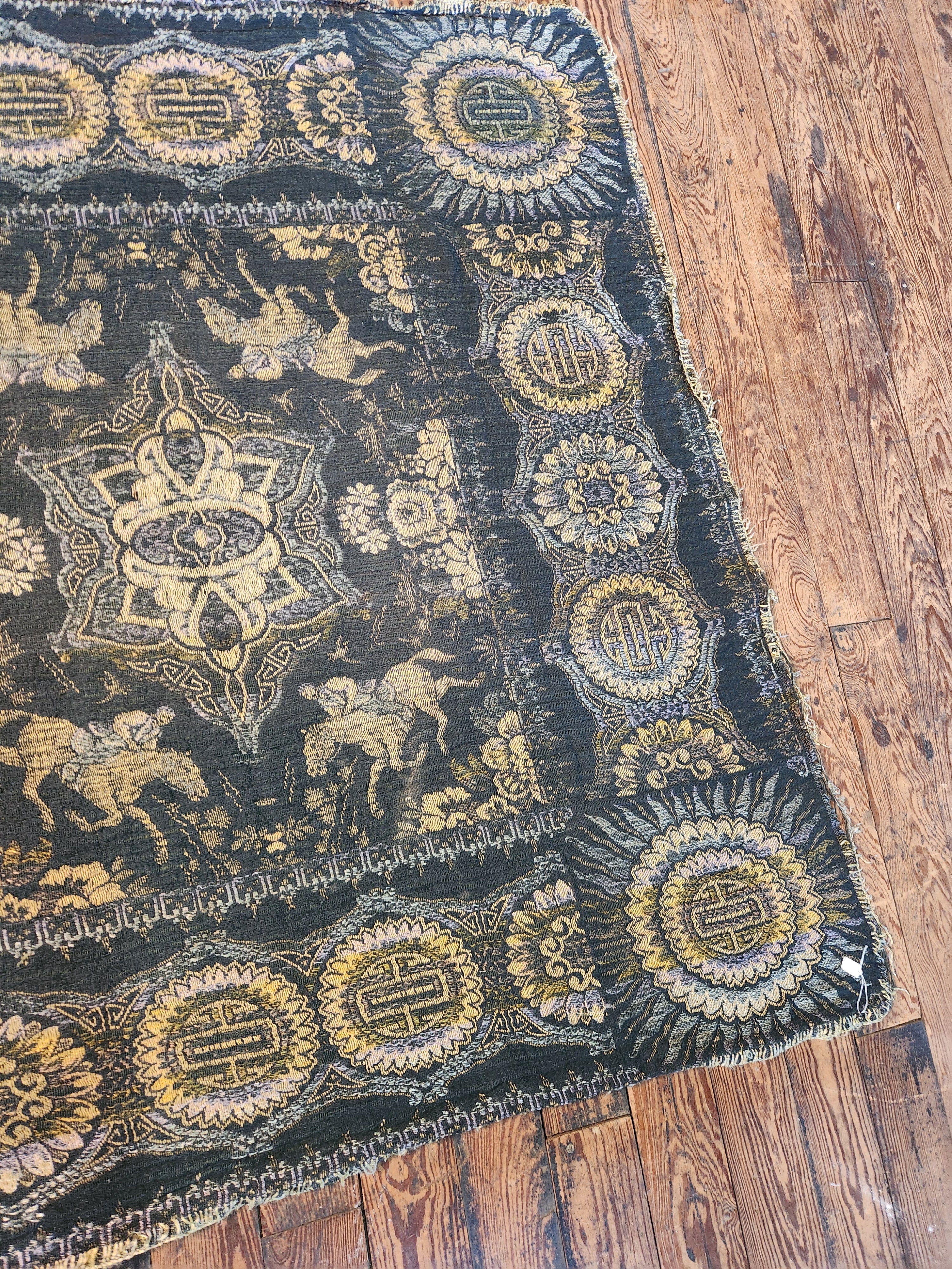 Vintage Tapestry Art Nouveau Inspired Pattern