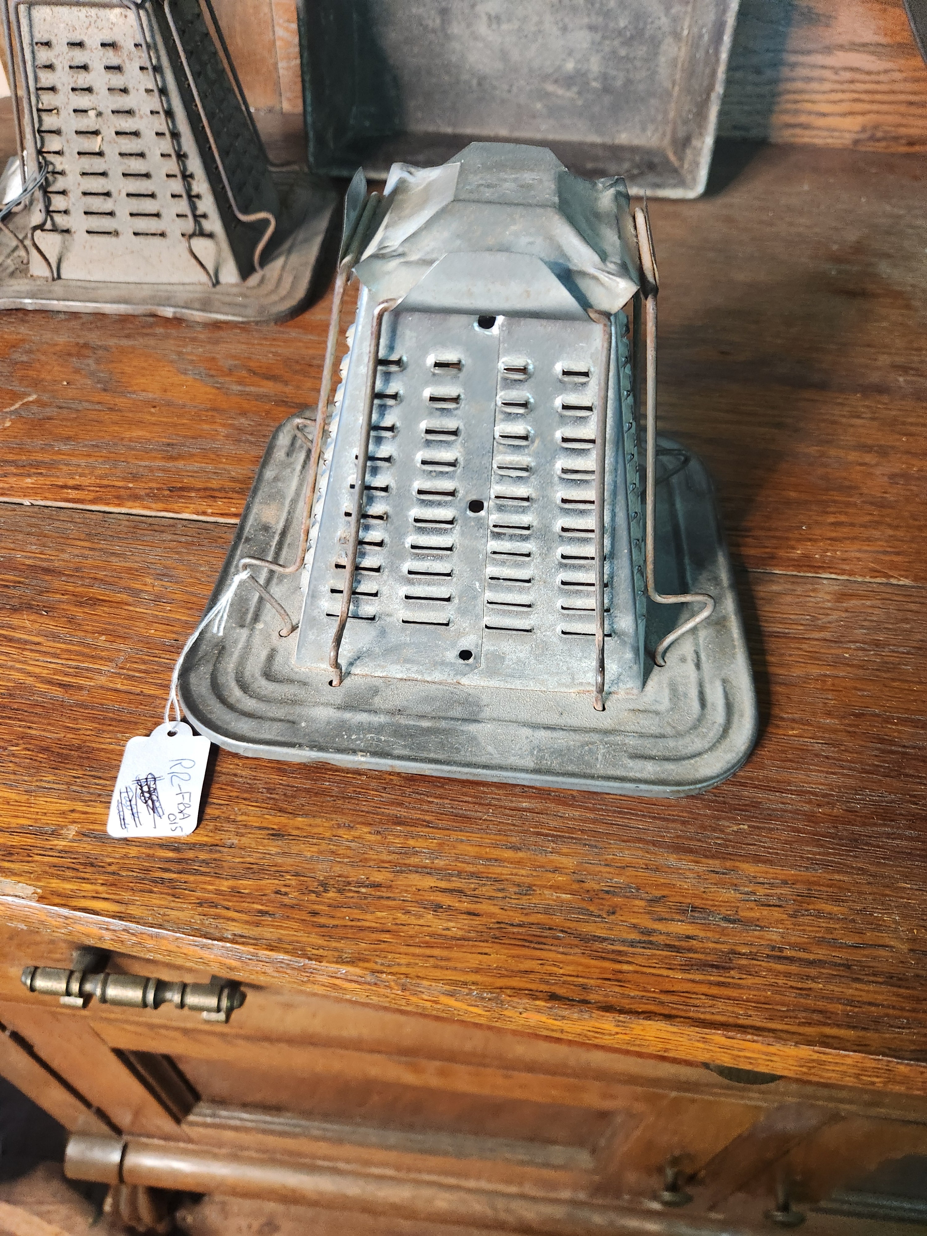 Antique Pyramid-Shaped Stovetop Toaster