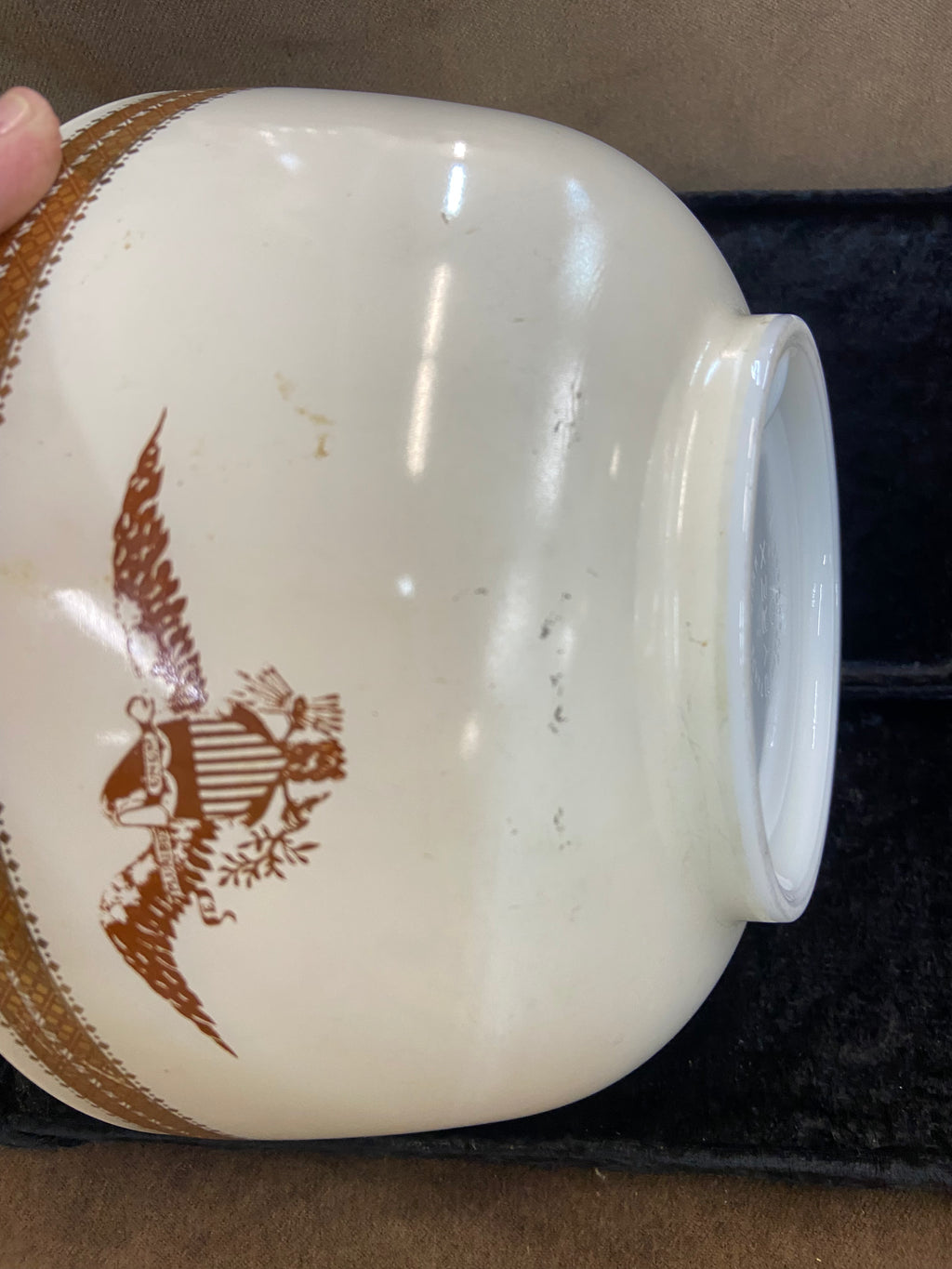 Vintage Pyrex Federal Eagle Mixing Bowl