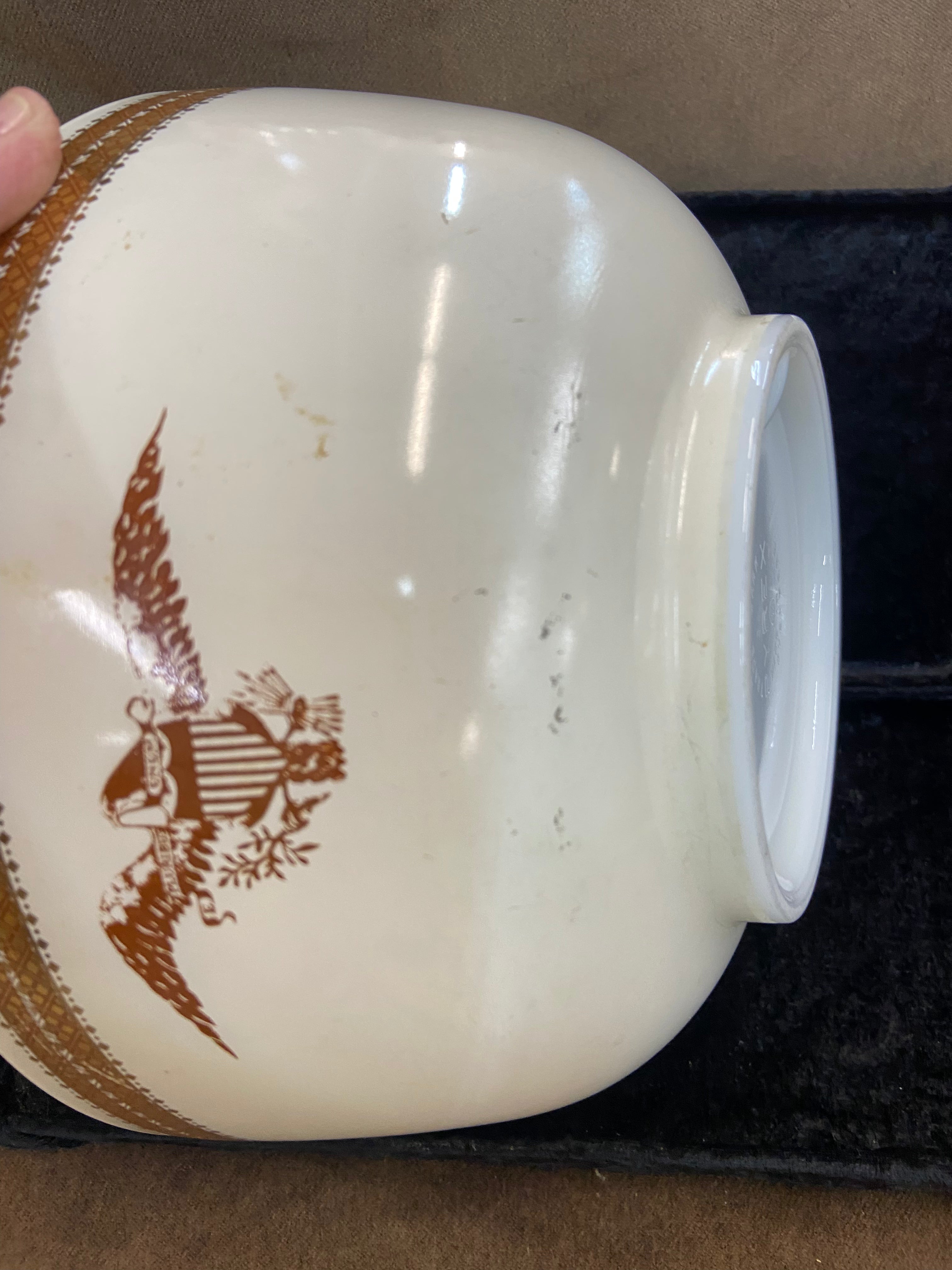 Vintage Pyrex Federal Eagle Mixing Bowl