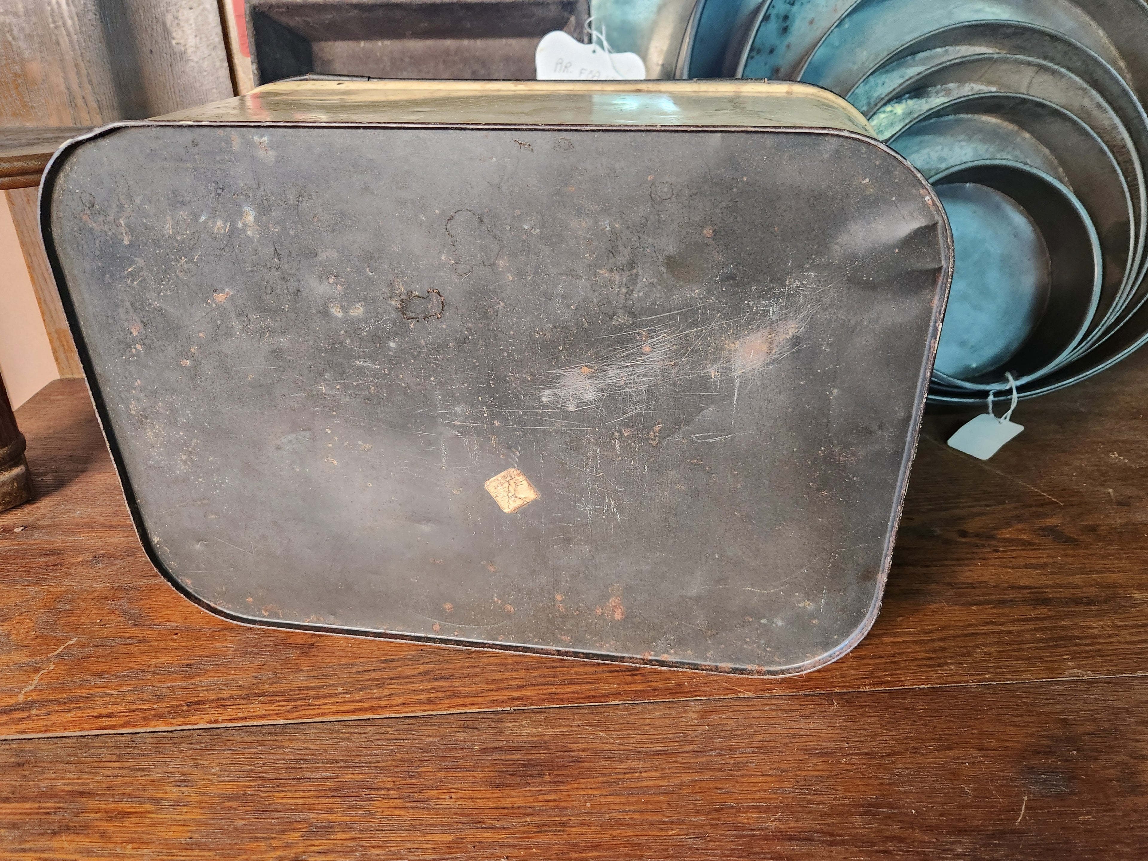 Vintage Metal Bread Box