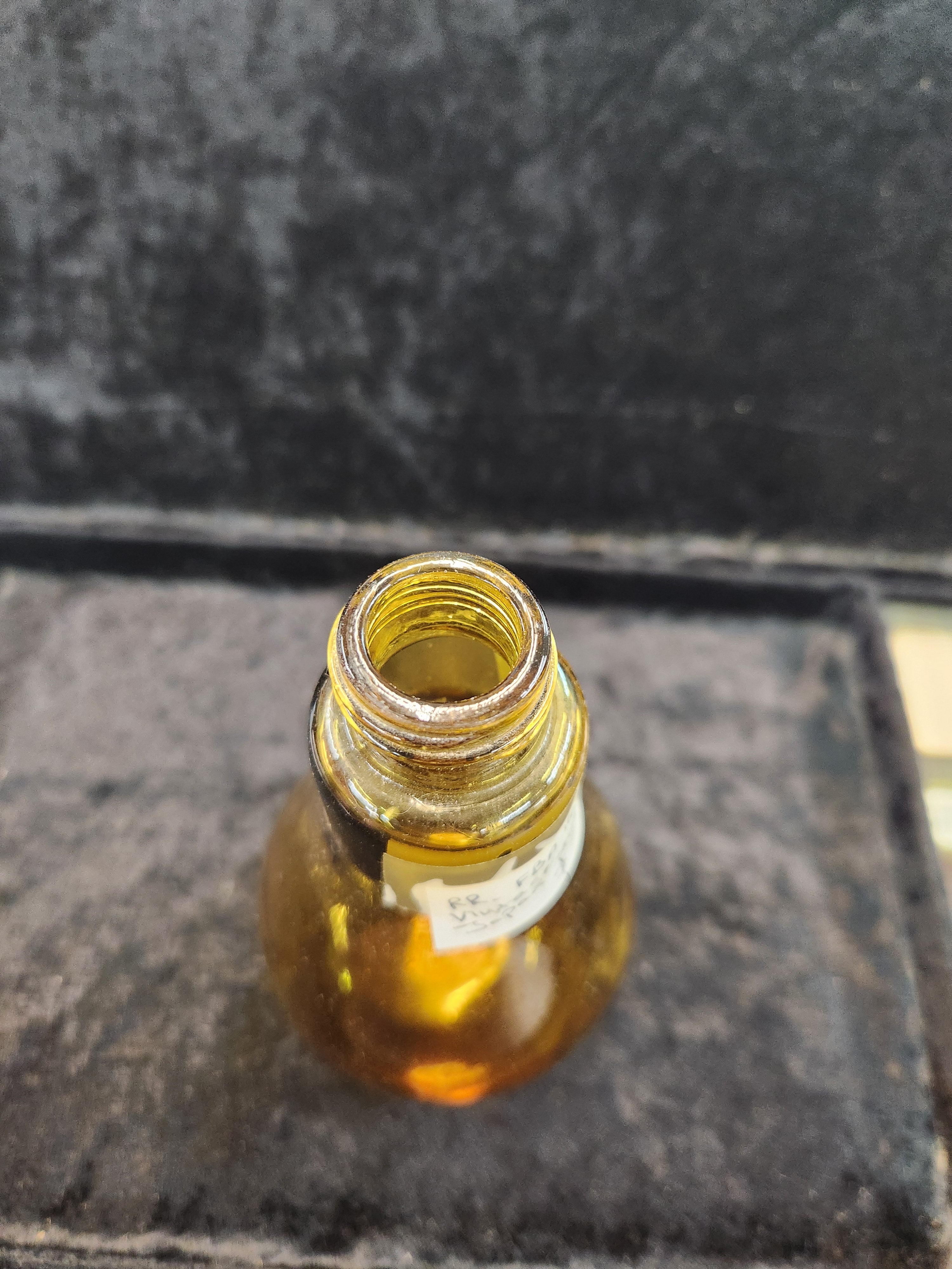 Vintage Japan Amber Glass Light Bulb Shaker