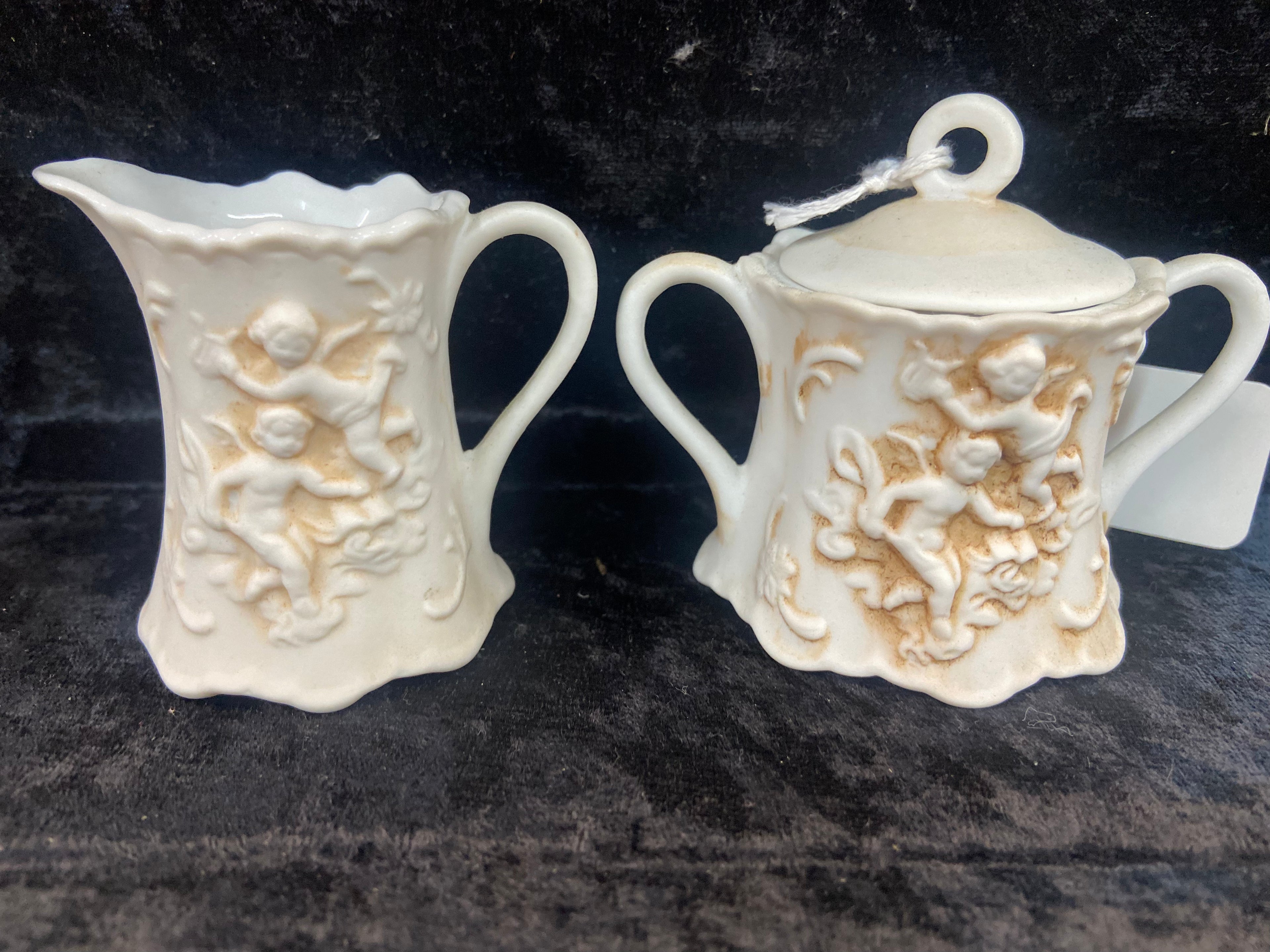 Vintage Petite Lefton Cream and Sugar Set