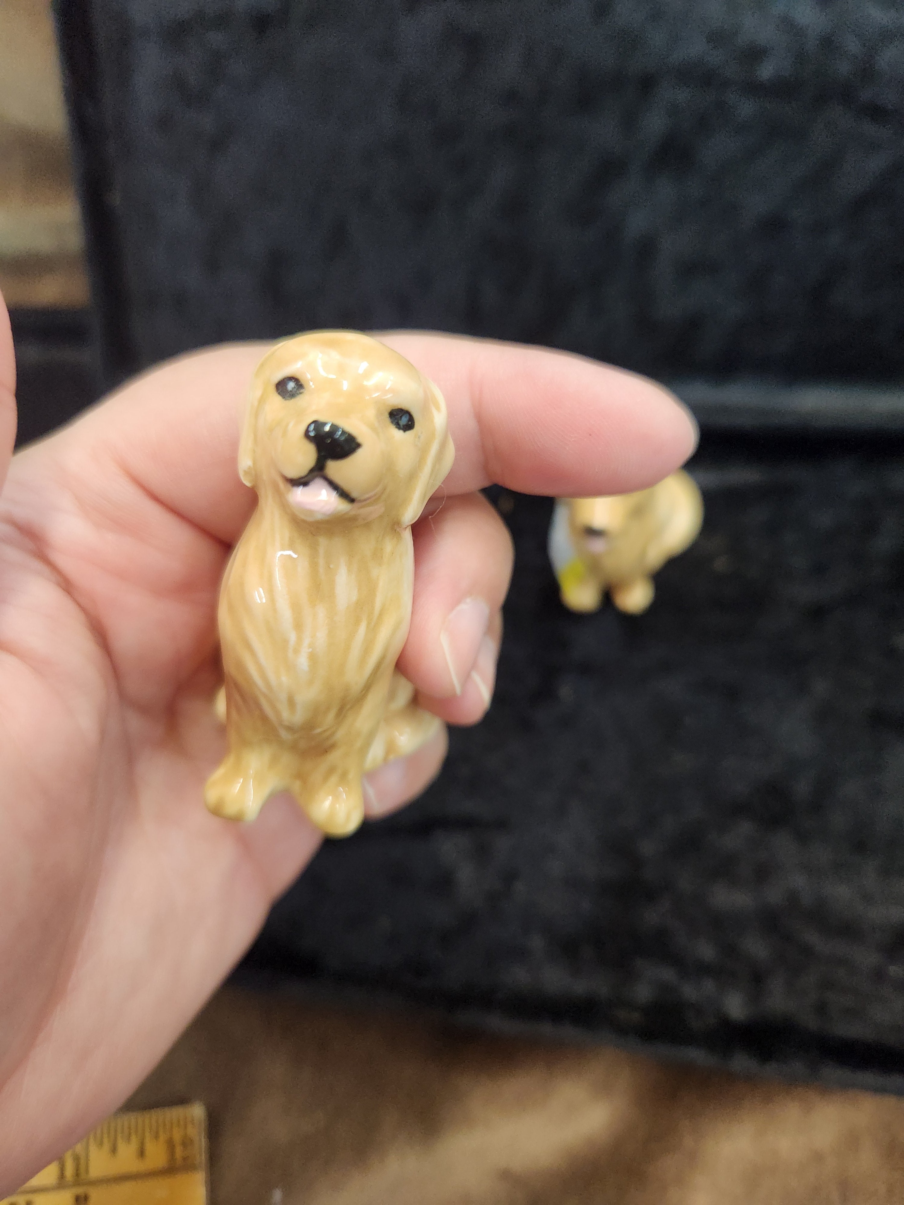 Ceramic Golden Retriever S&P Shakers