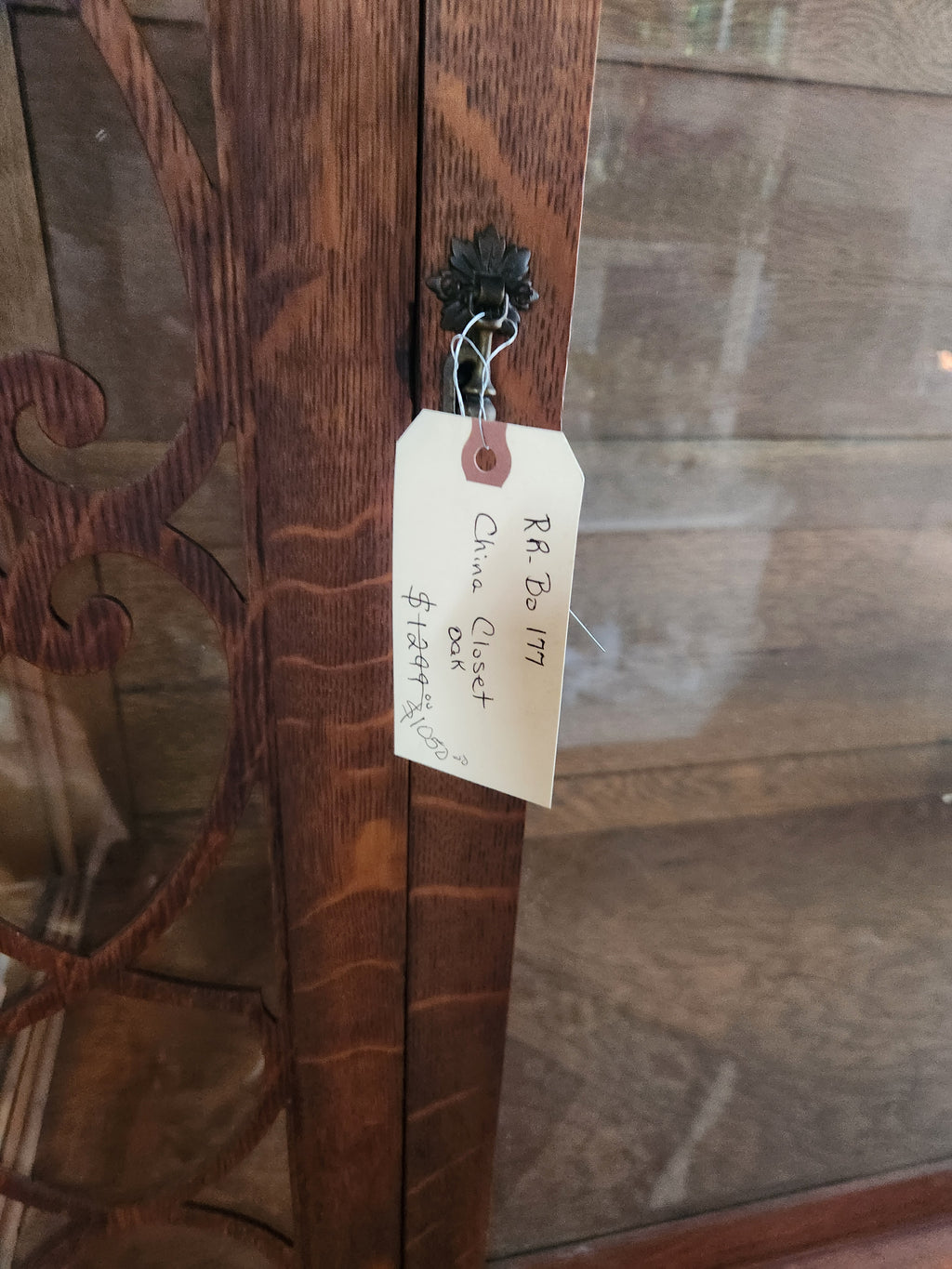 Antique Oak China Closet