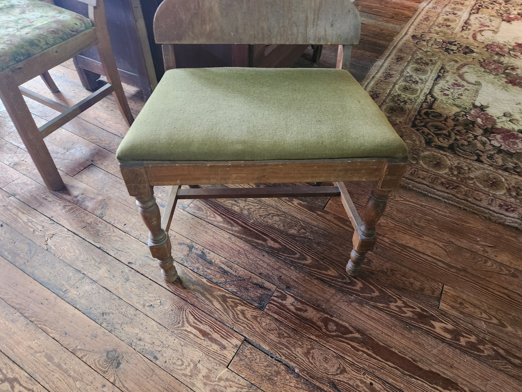Vintage Mid-Century Wooden Sewing Chair