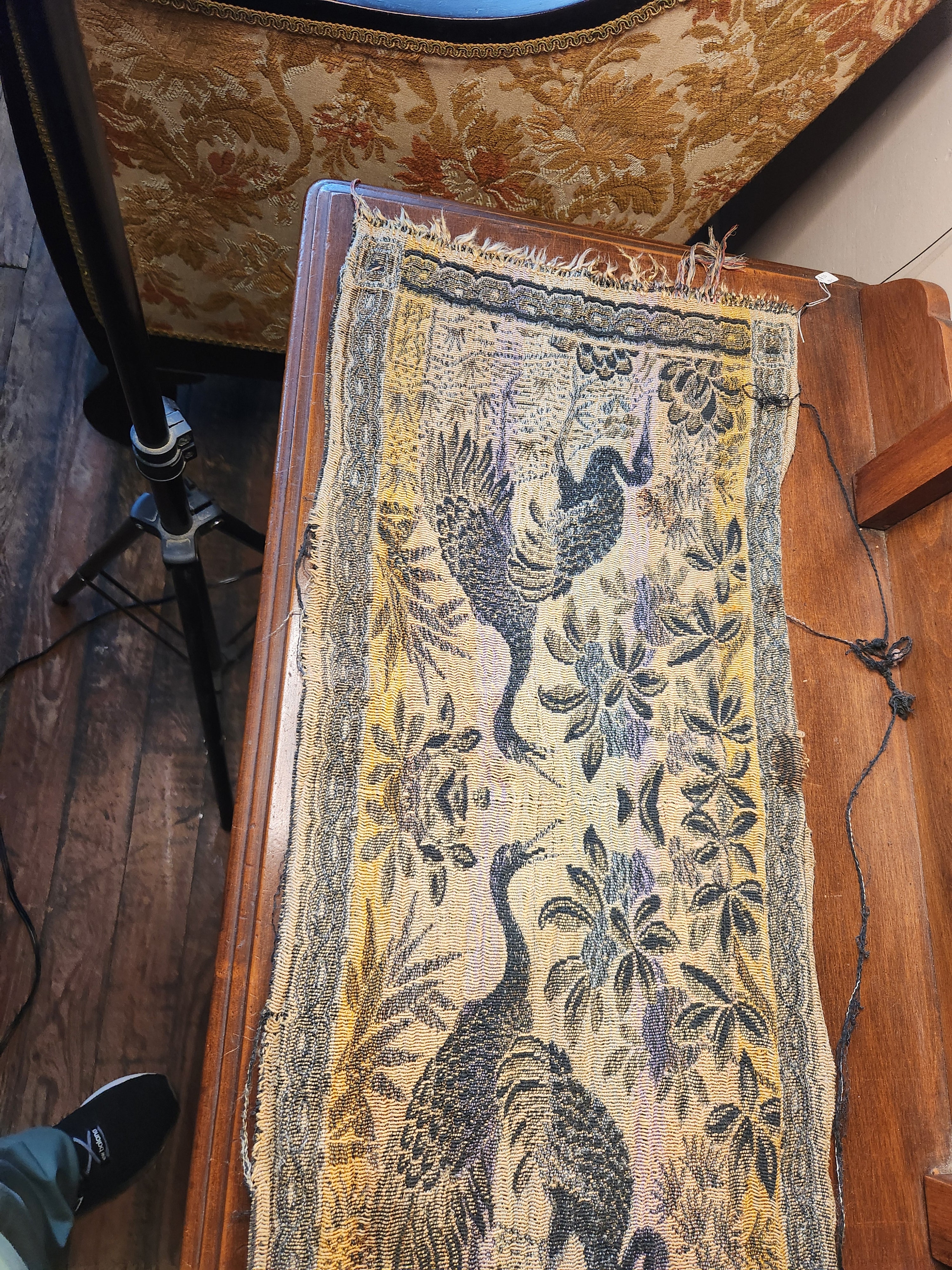 Vintage Japanese Crane Tapestry