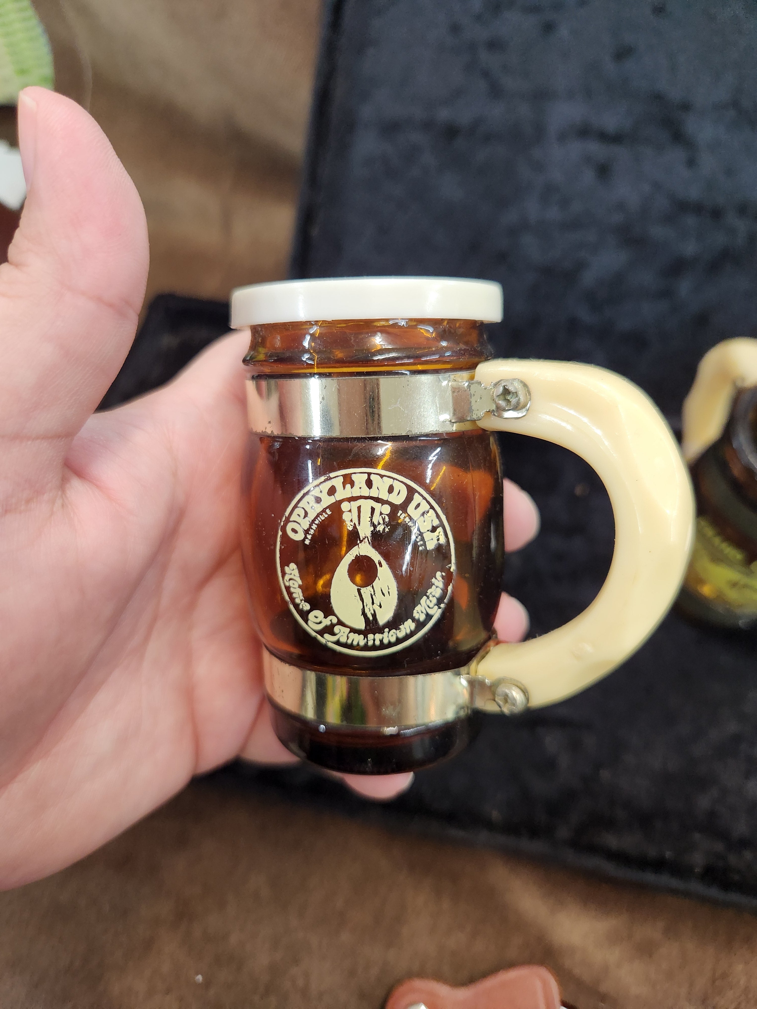 Vintage Siesta Ware Barrel Mugs S&P Shakers