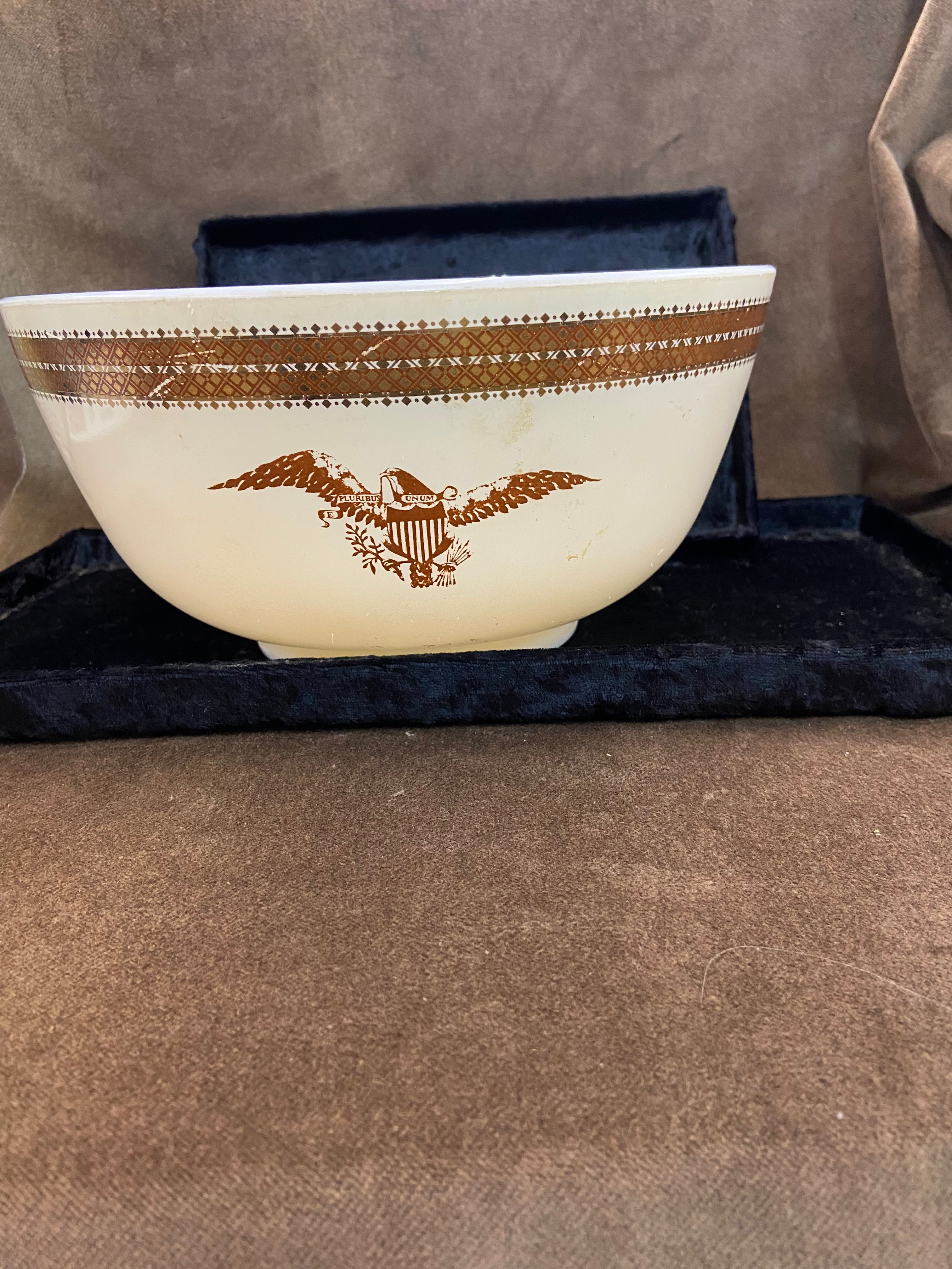 Vintage Pyrex Federal Eagle Mixing Bowl