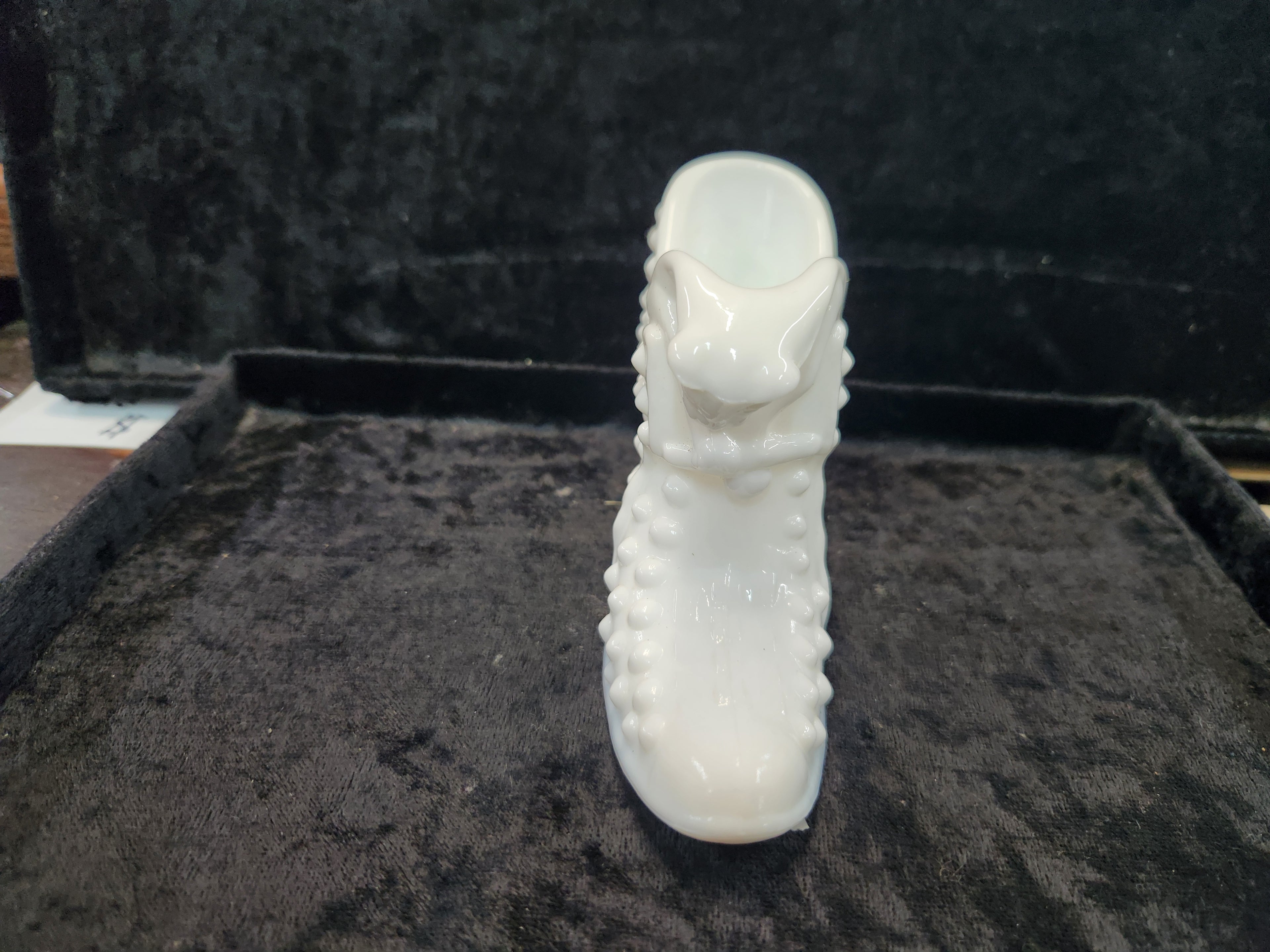 Vintage Fenton Milk Glass Shoe