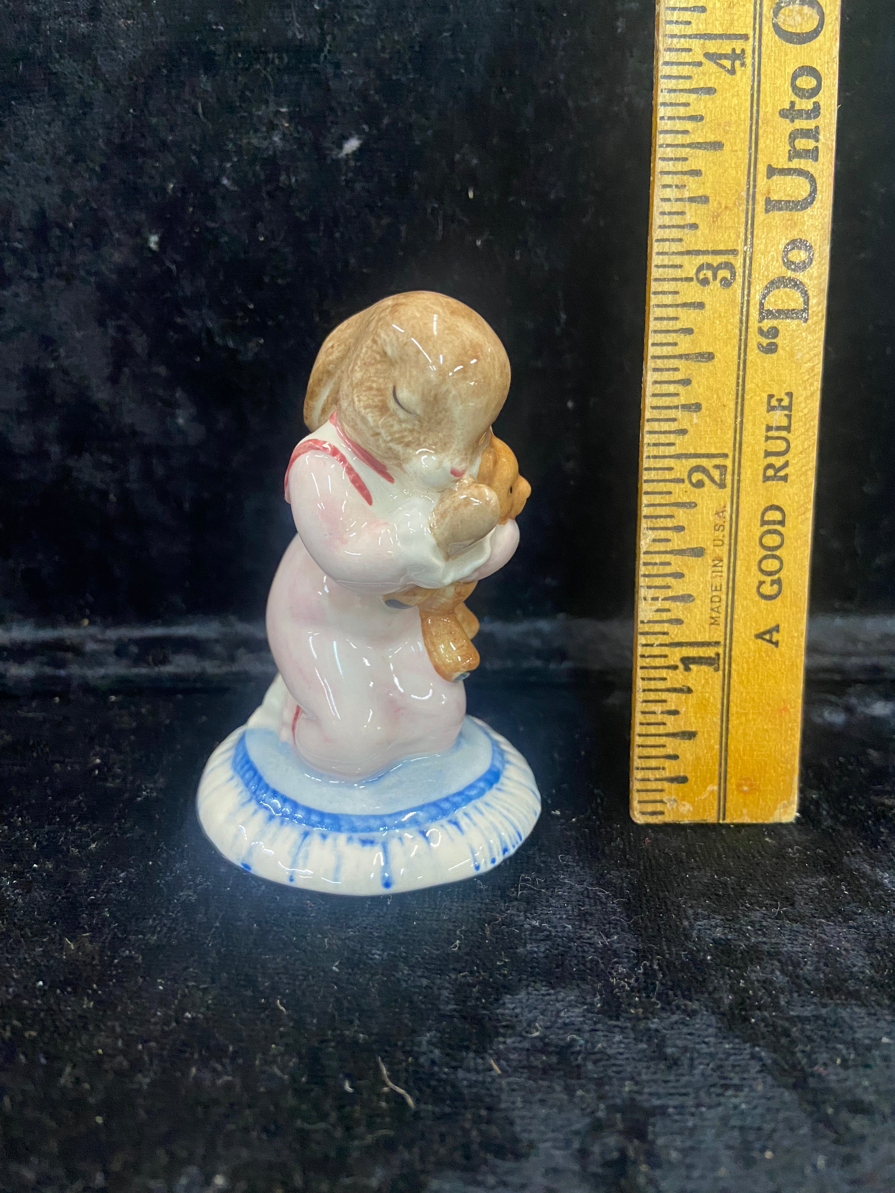 Vintage Royal Doulton "Goodnight Bunnykins" Figurine
