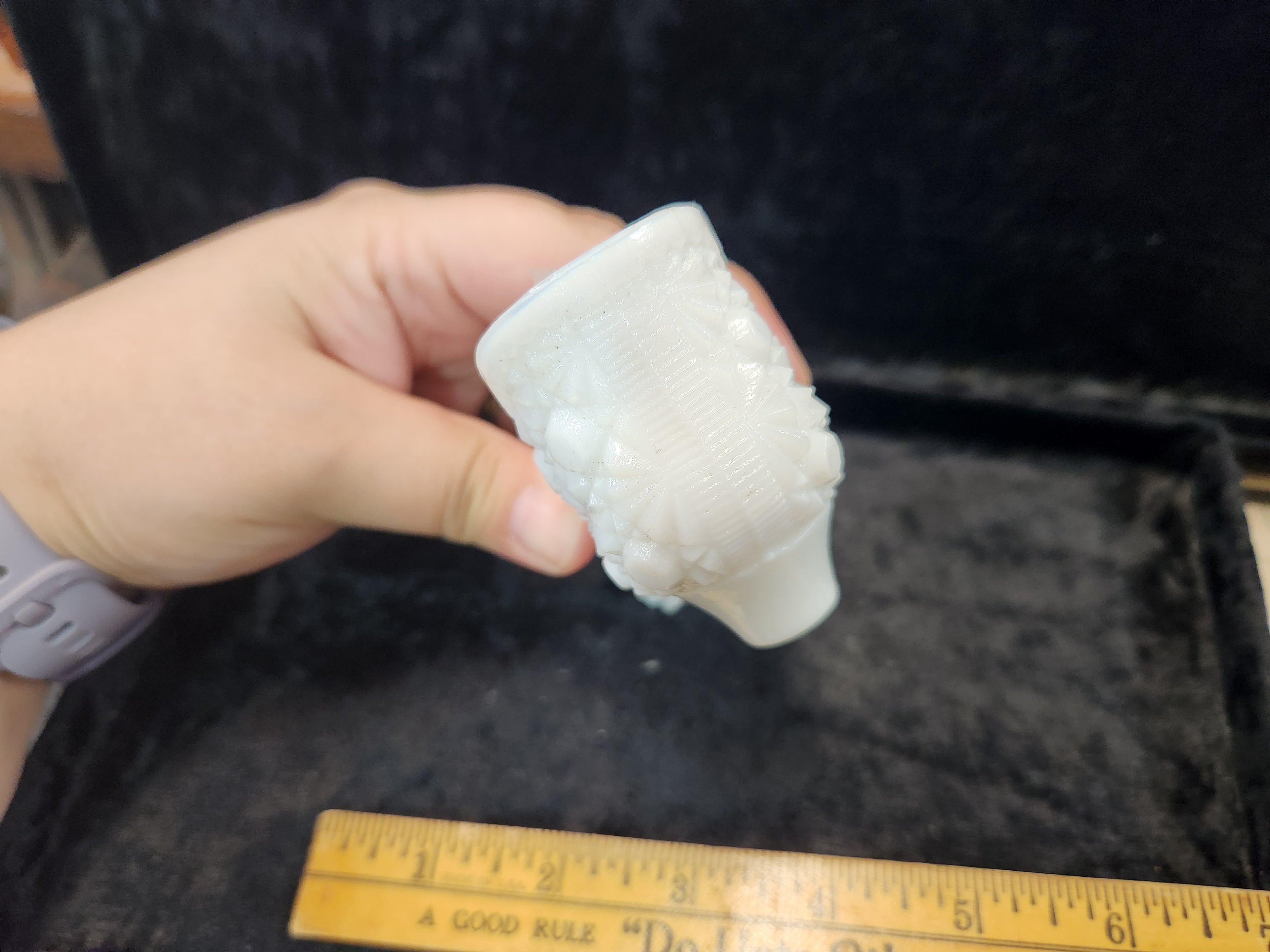 Vintage Fenton Milk Glass Shoe