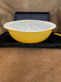 Vintage Pyrex Mustard Yellow Casserole Dish