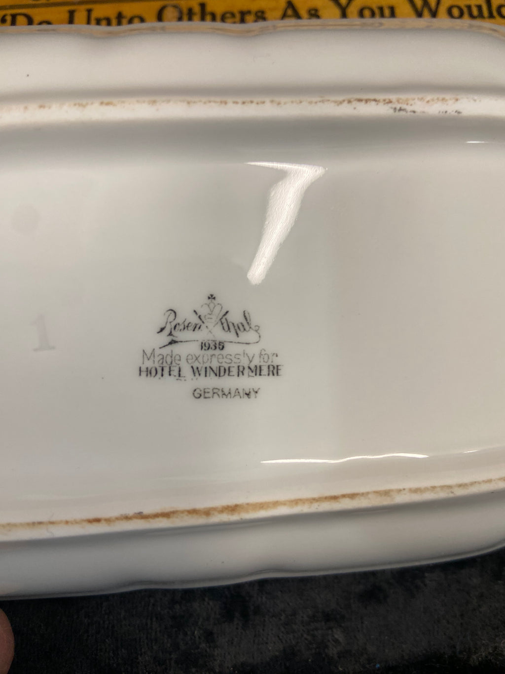 1935 Rosenthal Germany Porcelain Dish