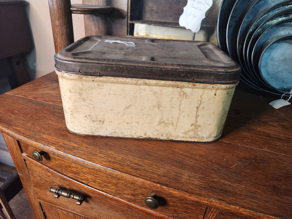 Vintage Metal Bread Box