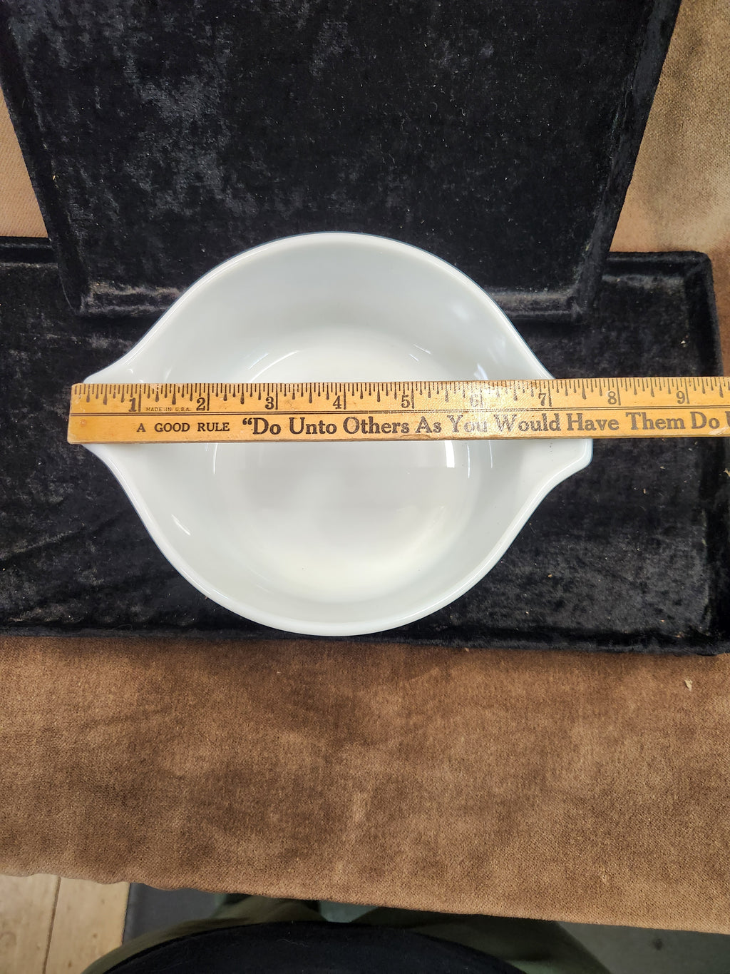Vintage Pyrex Casserole Dish with Lid Butterfly Gold Pattern