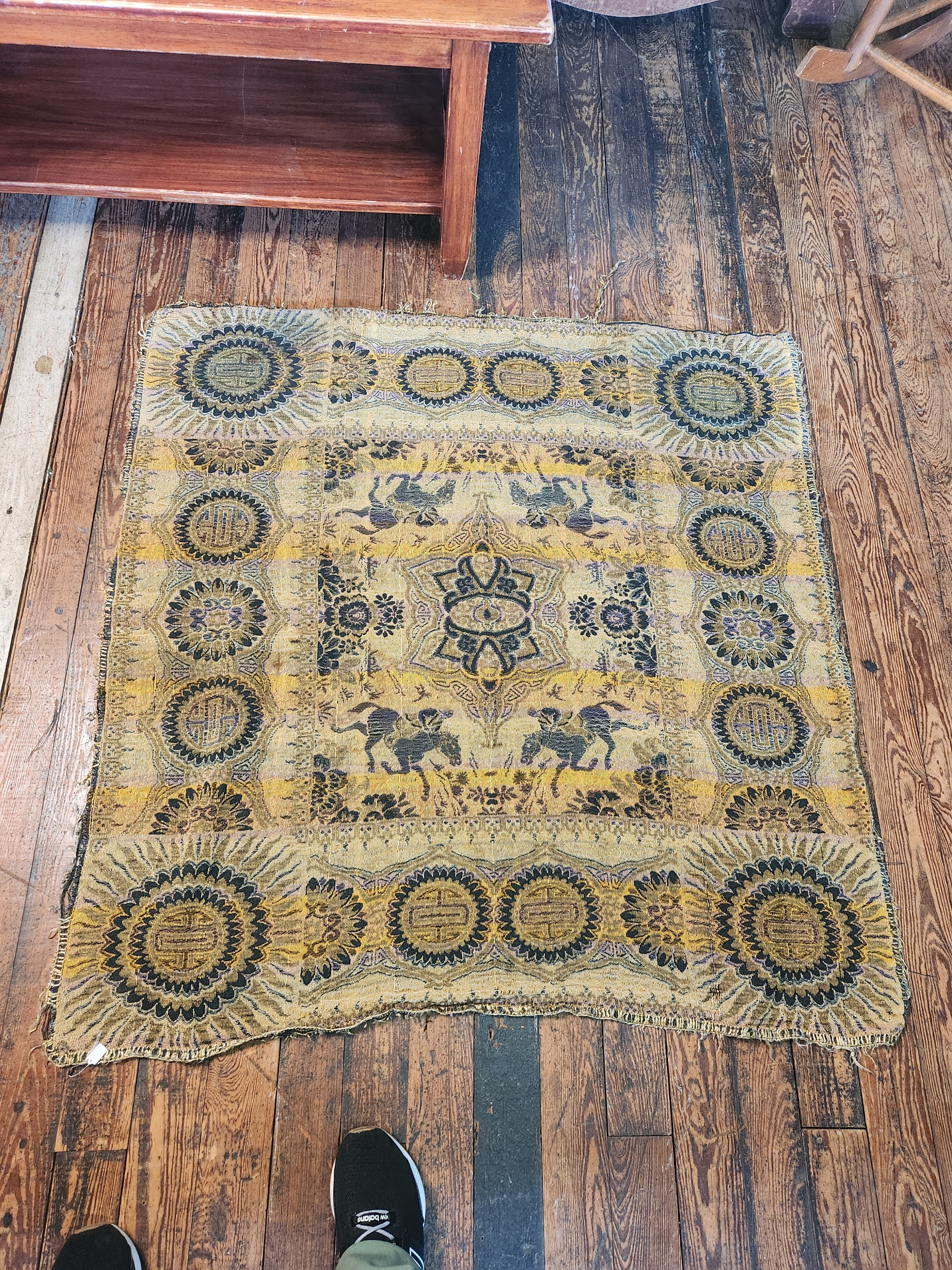 Vintage Tapestry Art Nouveau Inspired Pattern