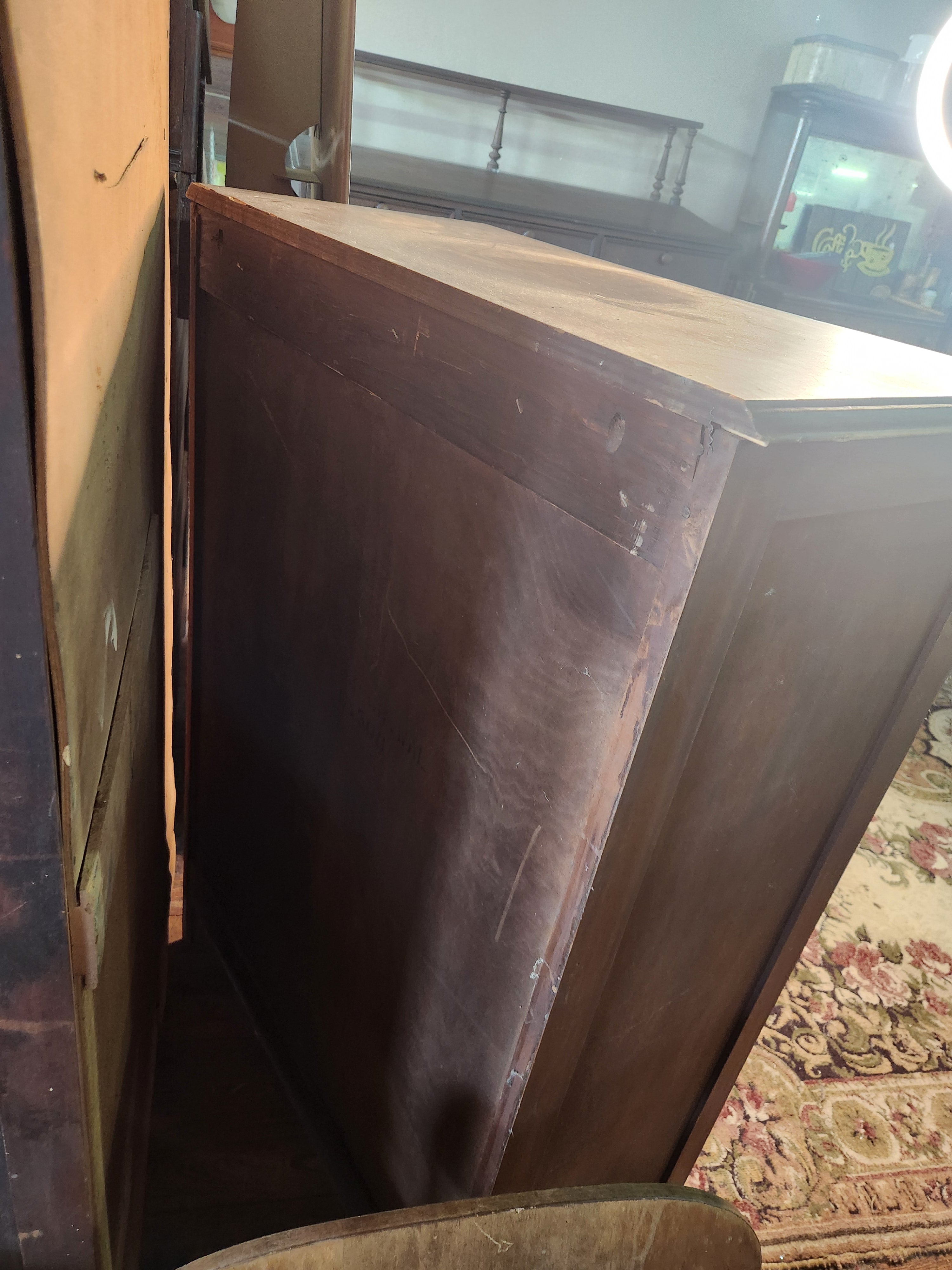 Solid Wood Chest of Drawers Cut-Out Handle Pulls