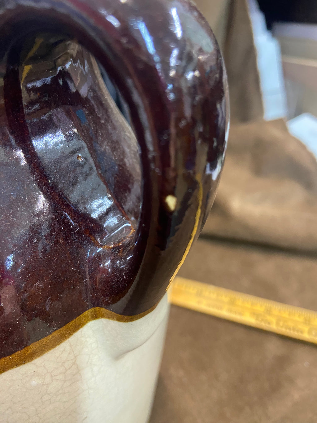Vintage Unmarked Stoneware Pitcher
