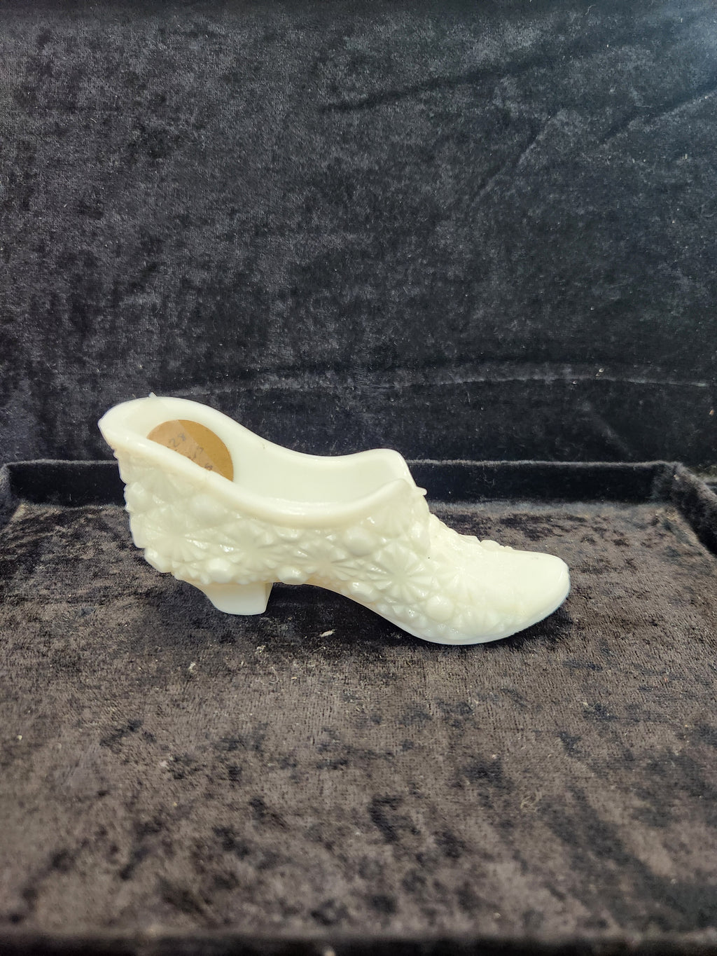 Vintage Fenton Milk Glass Shoe