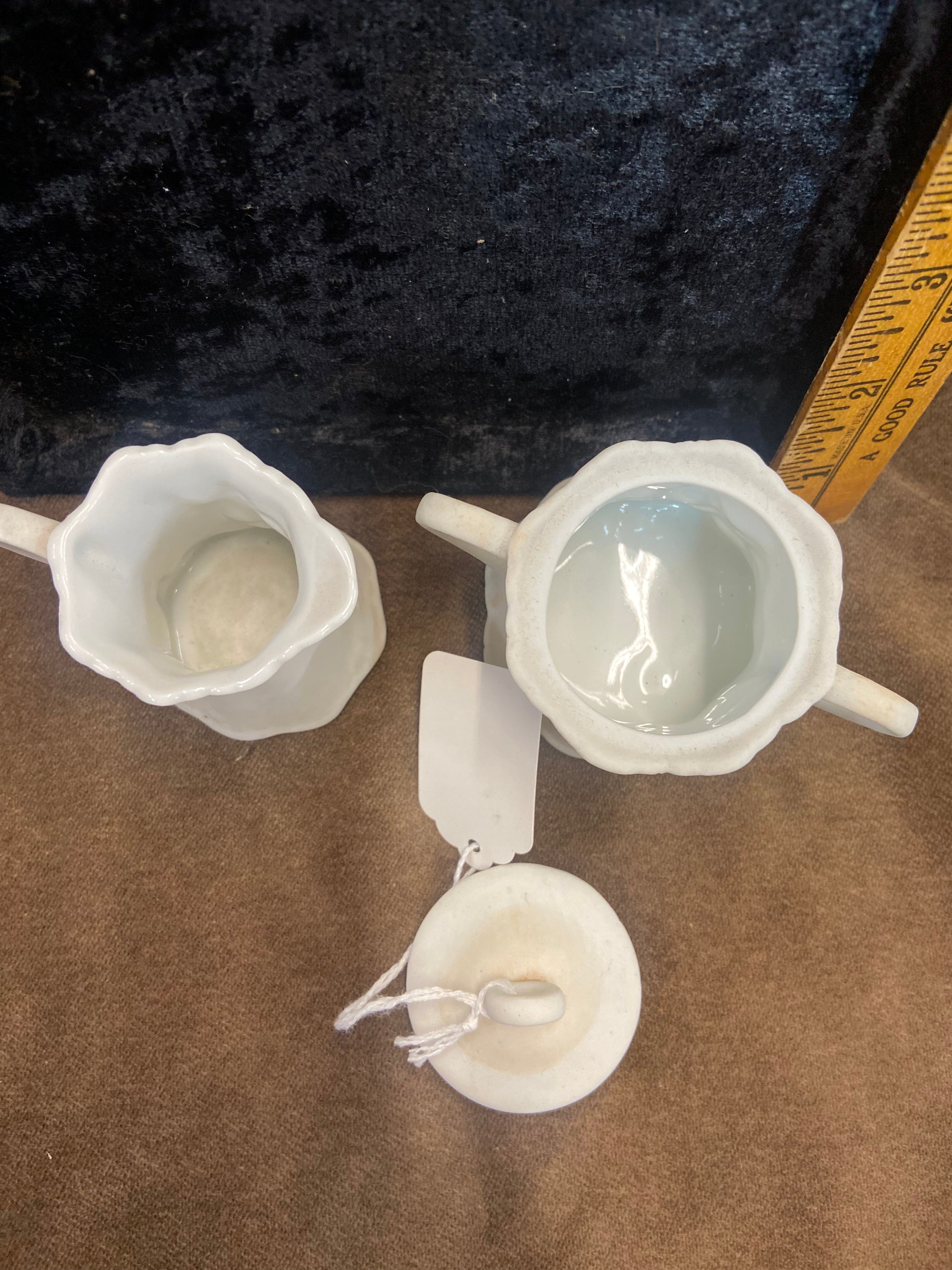 Vintage Petite Lefton Cream and Sugar Set