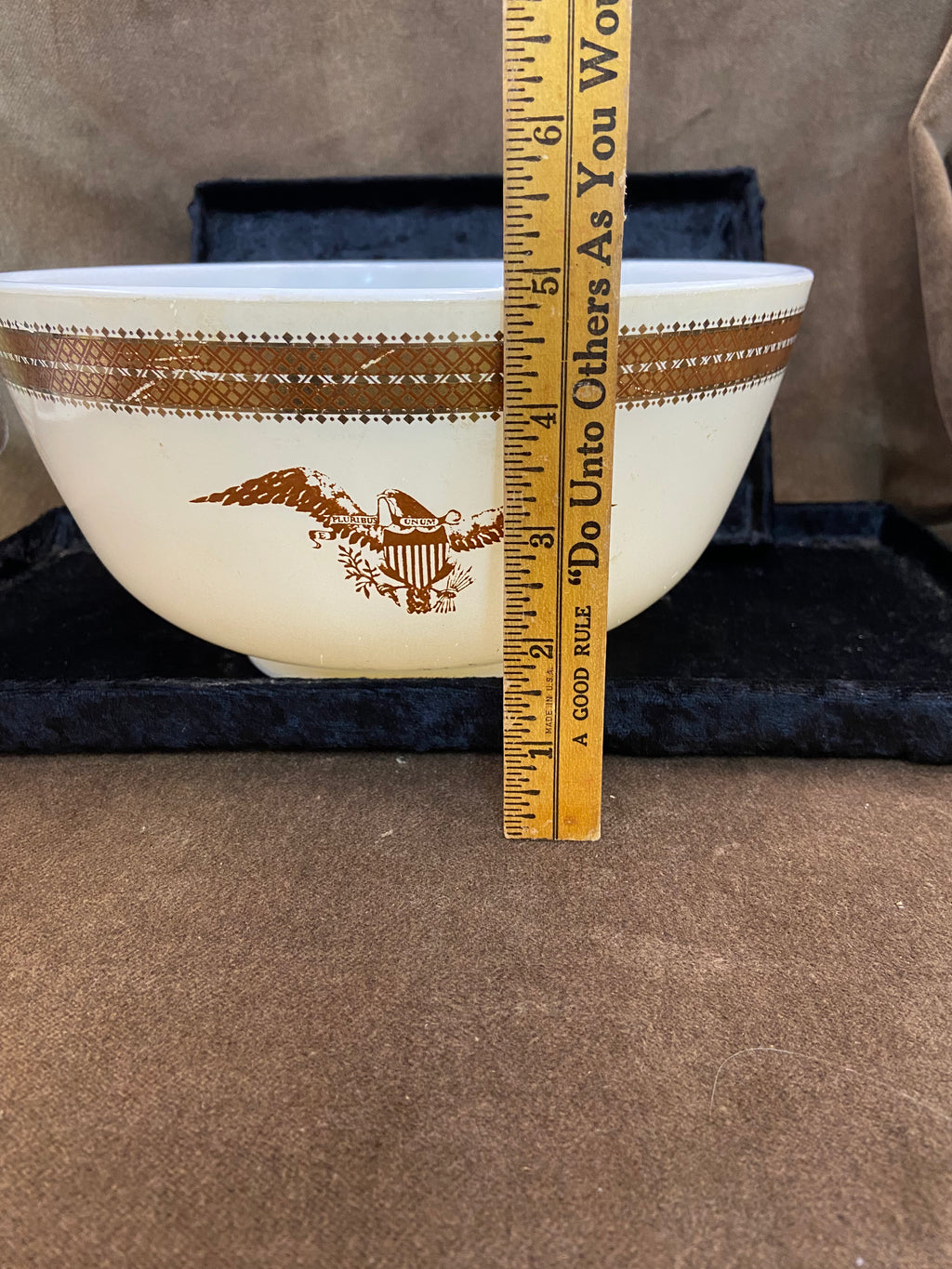 Vintage Pyrex Federal Eagle Mixing Bowl