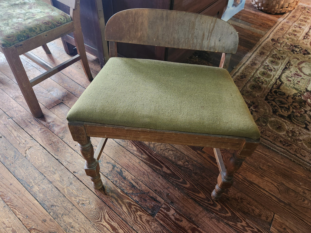 Vintage Mid-Century Wooden Sewing Chair
