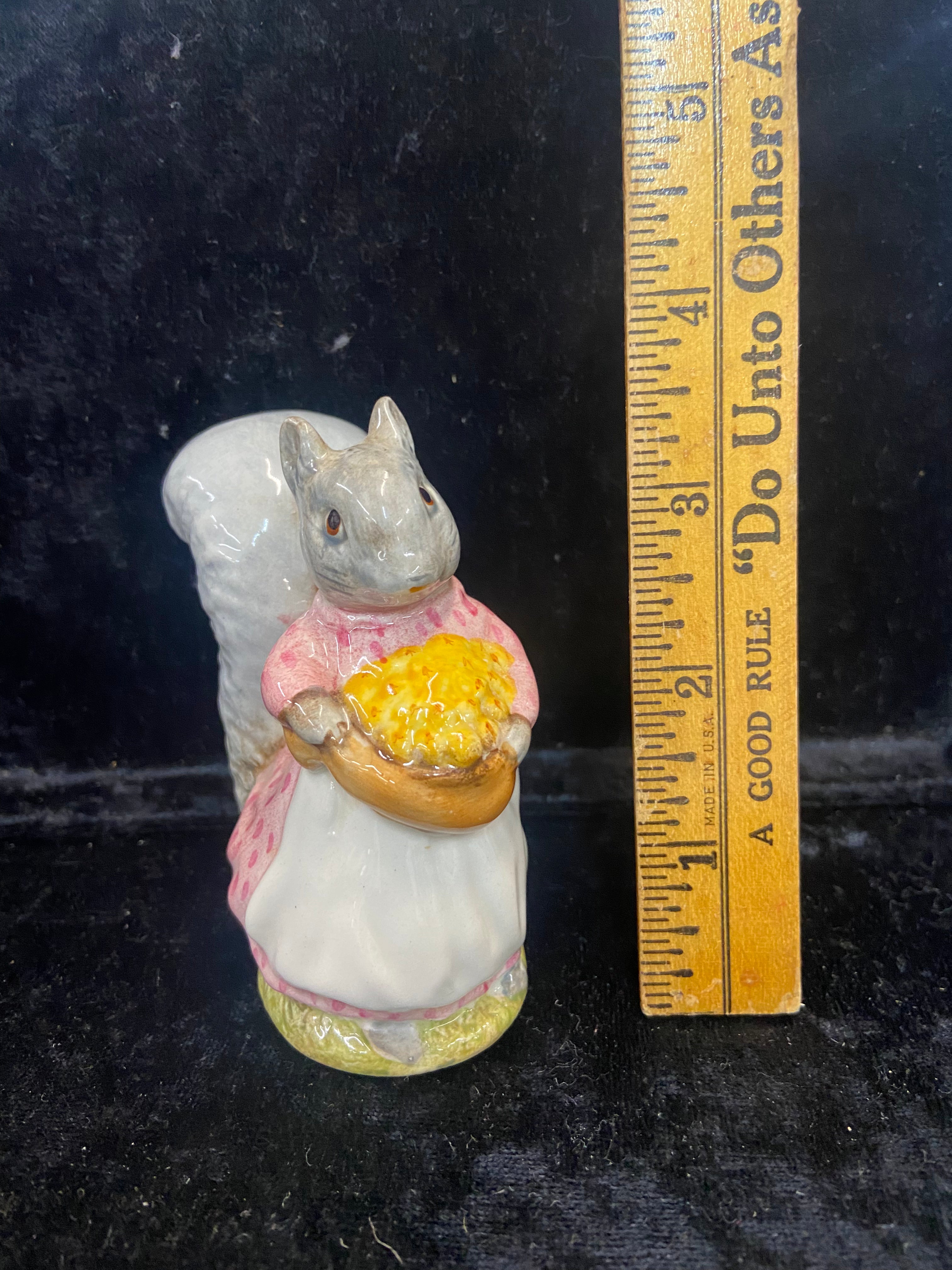 Vintage Beatrix Potter "Goody Tiptoes" Figurine