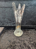 Vintage Hand-cut Tulip Style Bud Vase