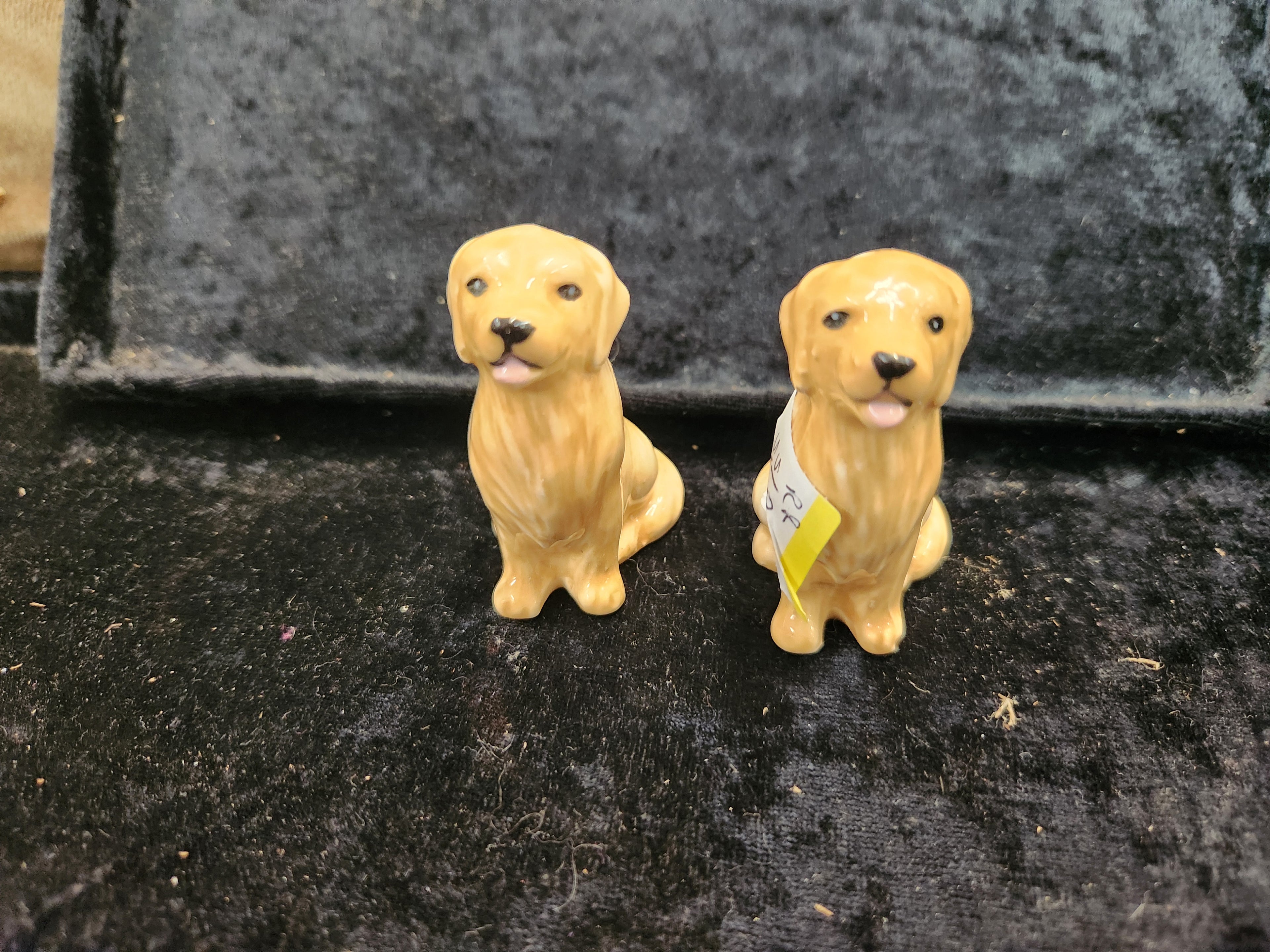 Ceramic Golden Retriever S&P Shakers