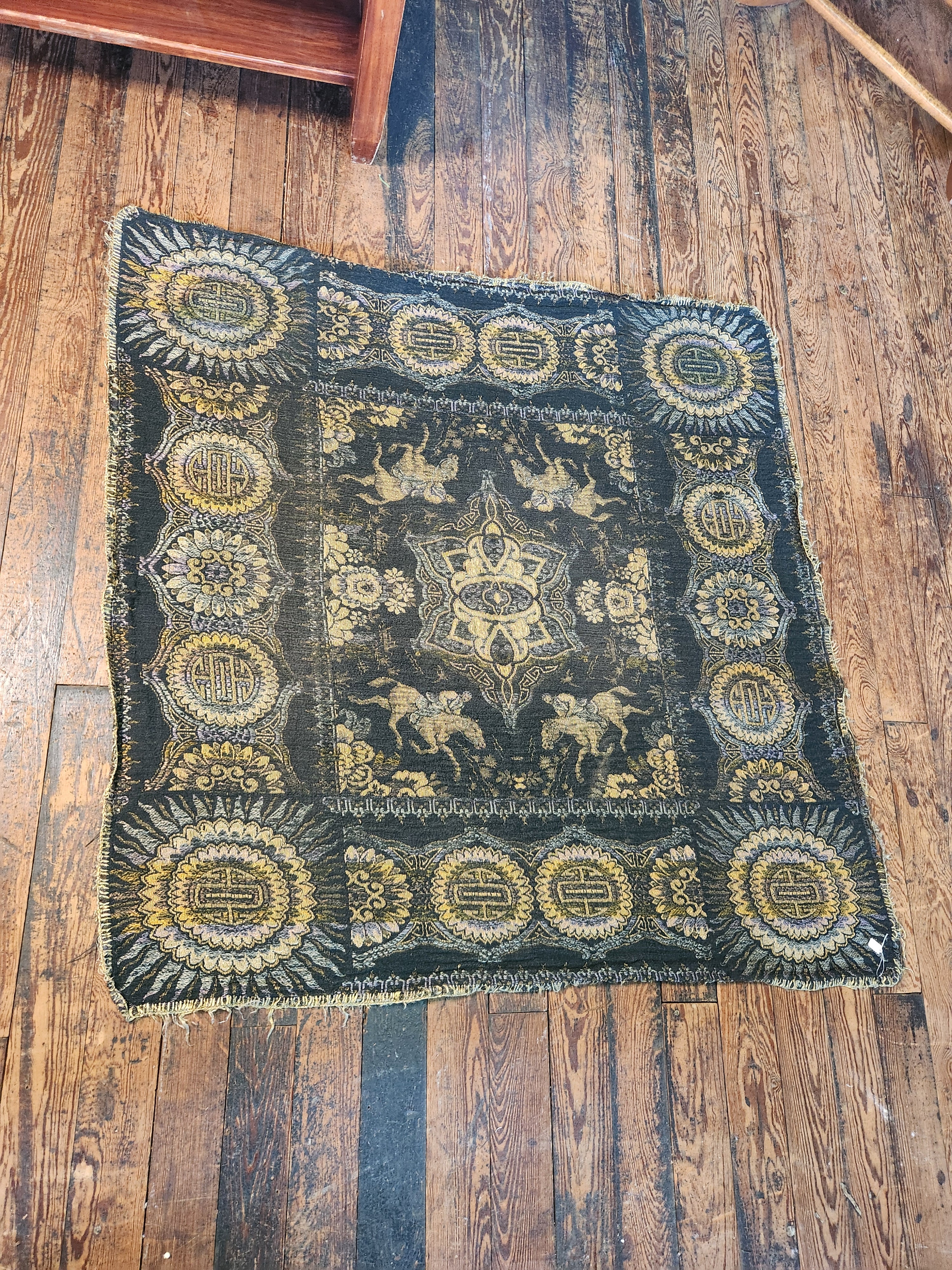 Vintage Tapestry Art Nouveau Inspired Pattern