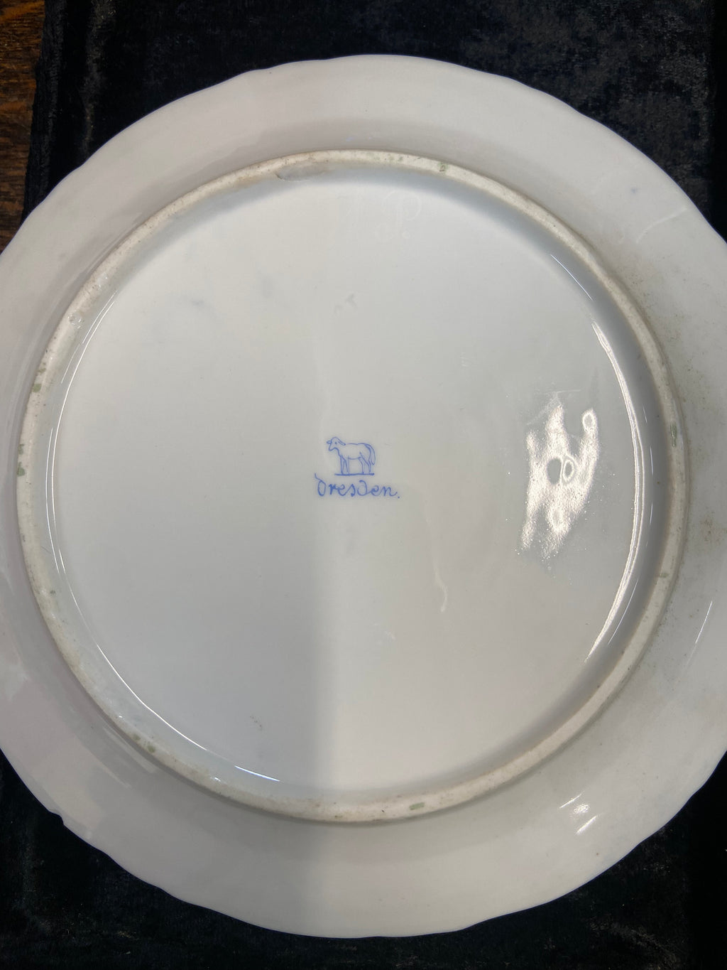 Antique Lamm Dresdin Cabinet Plate