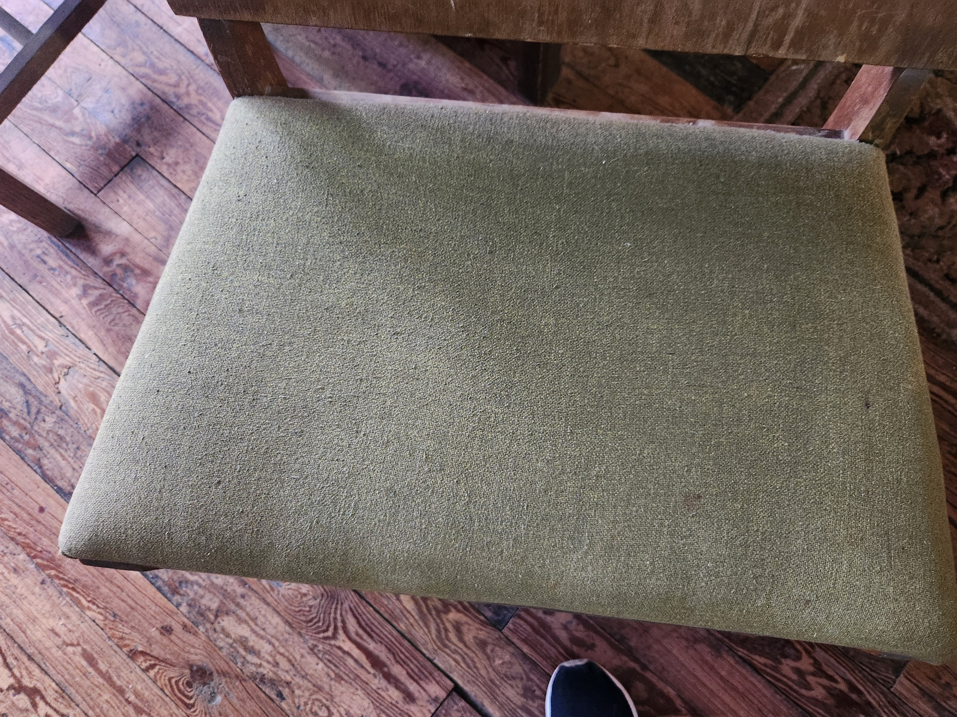 Vintage Mid-Century Wooden Sewing Chair