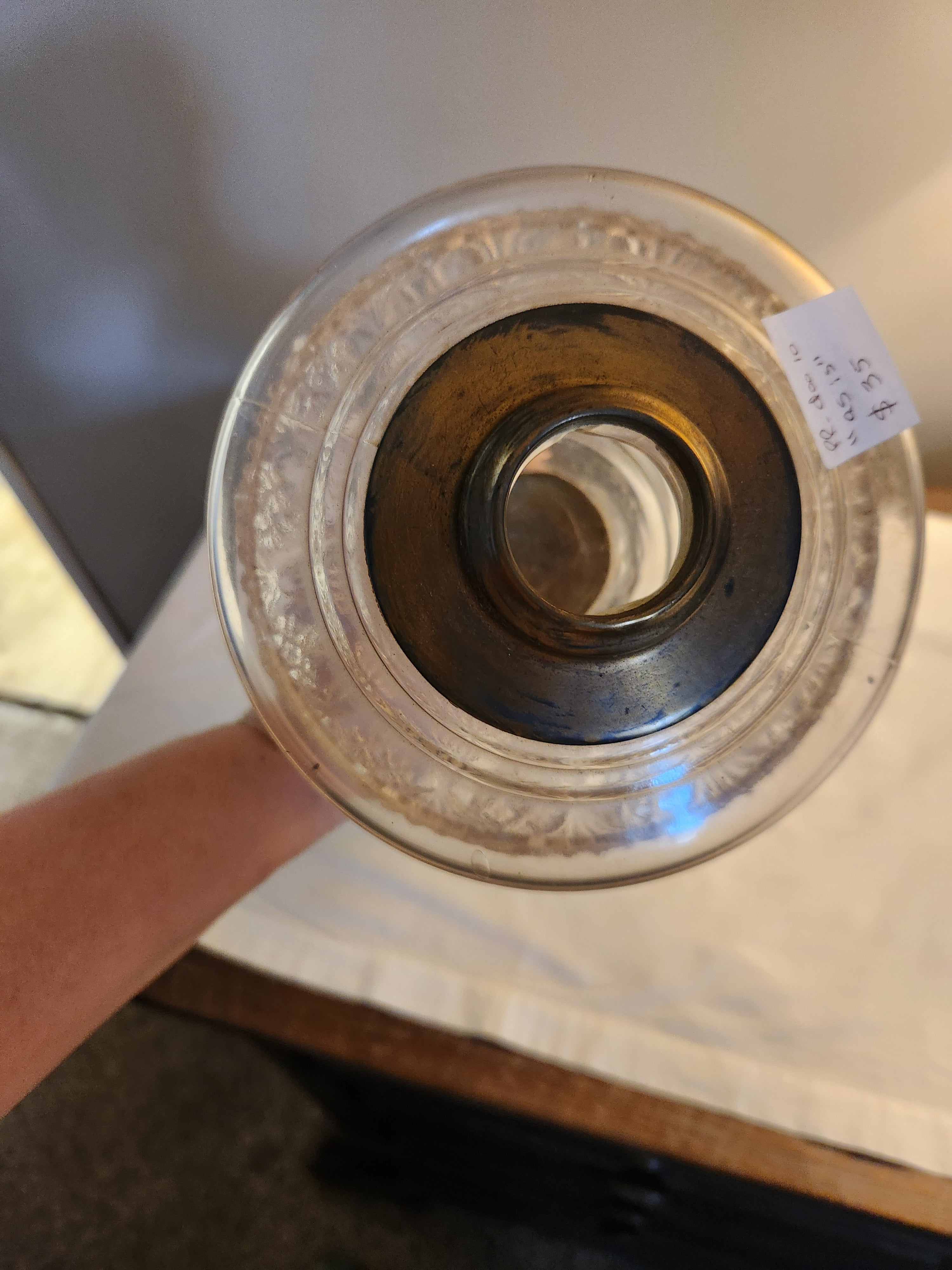 Antique Victorian-Era Kerosene Lamp