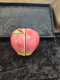 Vintage Ceramic Split-Apple S&P Shakers